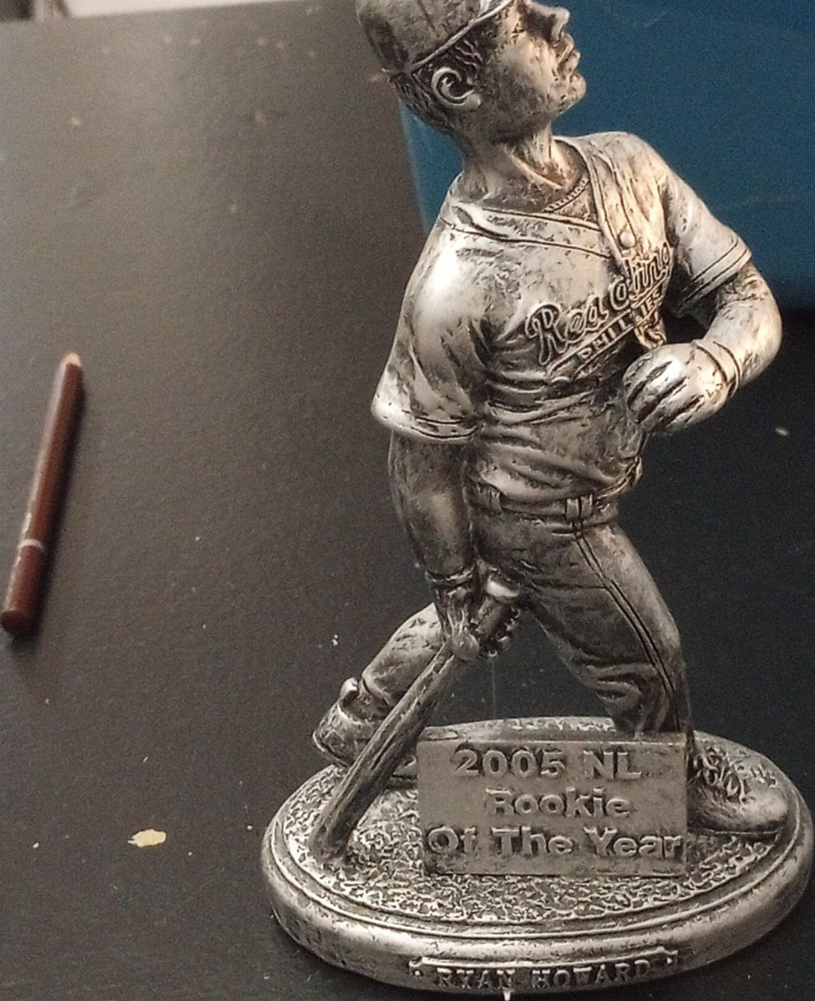 Ryan Howard 2005 National League Rookie of the Year Pewter Figurine Collectible