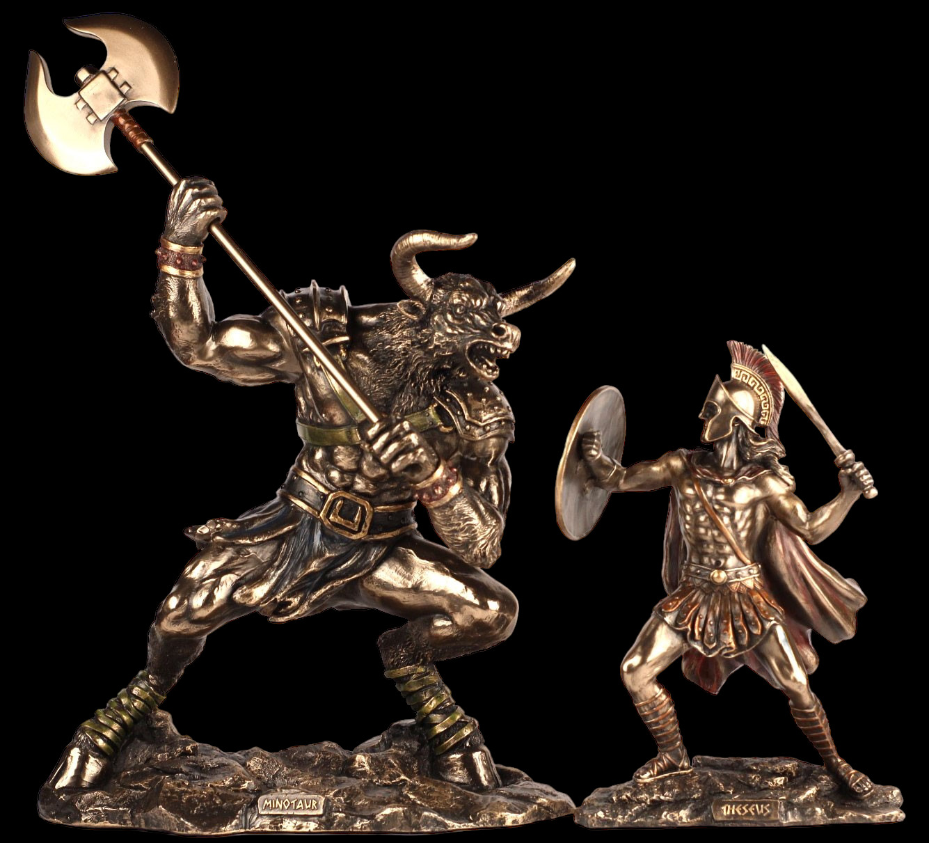 SCULPTURE OF THESE FIGHT AGAINST THE MINOTAUR  VERONESE WU77784Y4