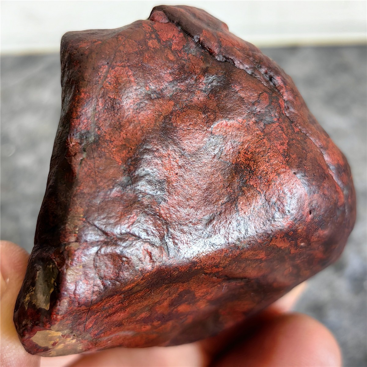 146g Natural Iddingsite meteorite specimen raw stone from China  296