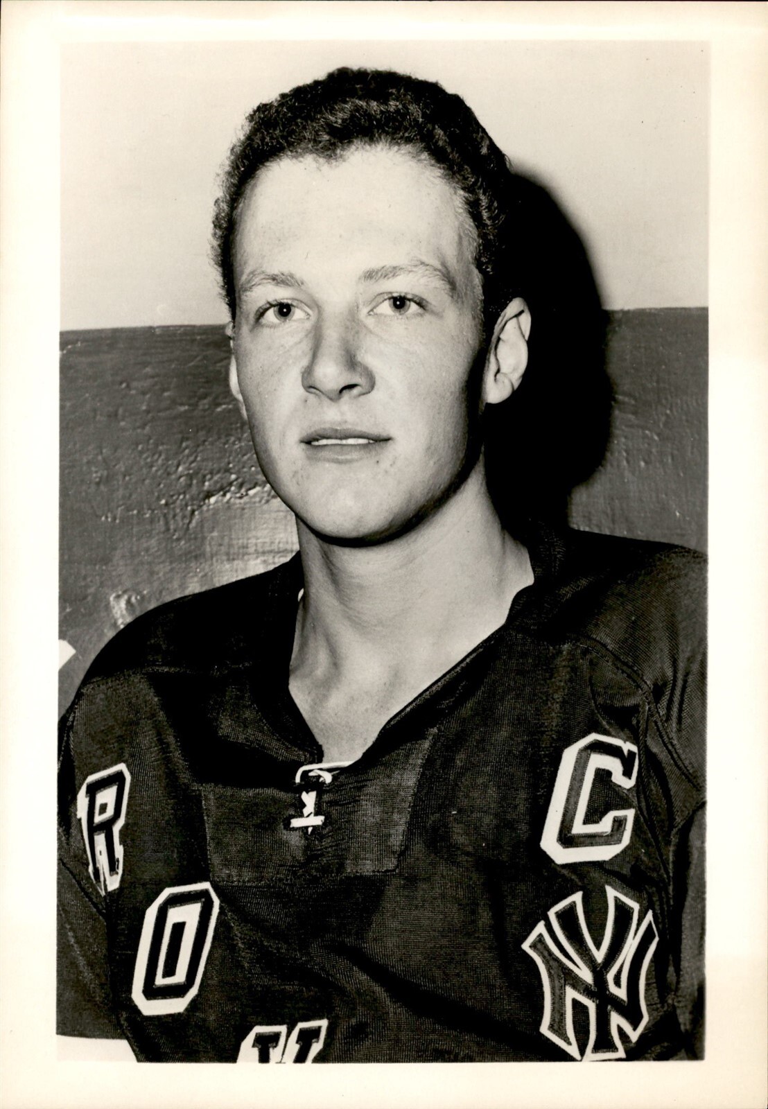PF28 Original Photo TERRY PEMBROKE 1964-65 NEW YORK ROVERS EHL HOCKEY DEFENSE