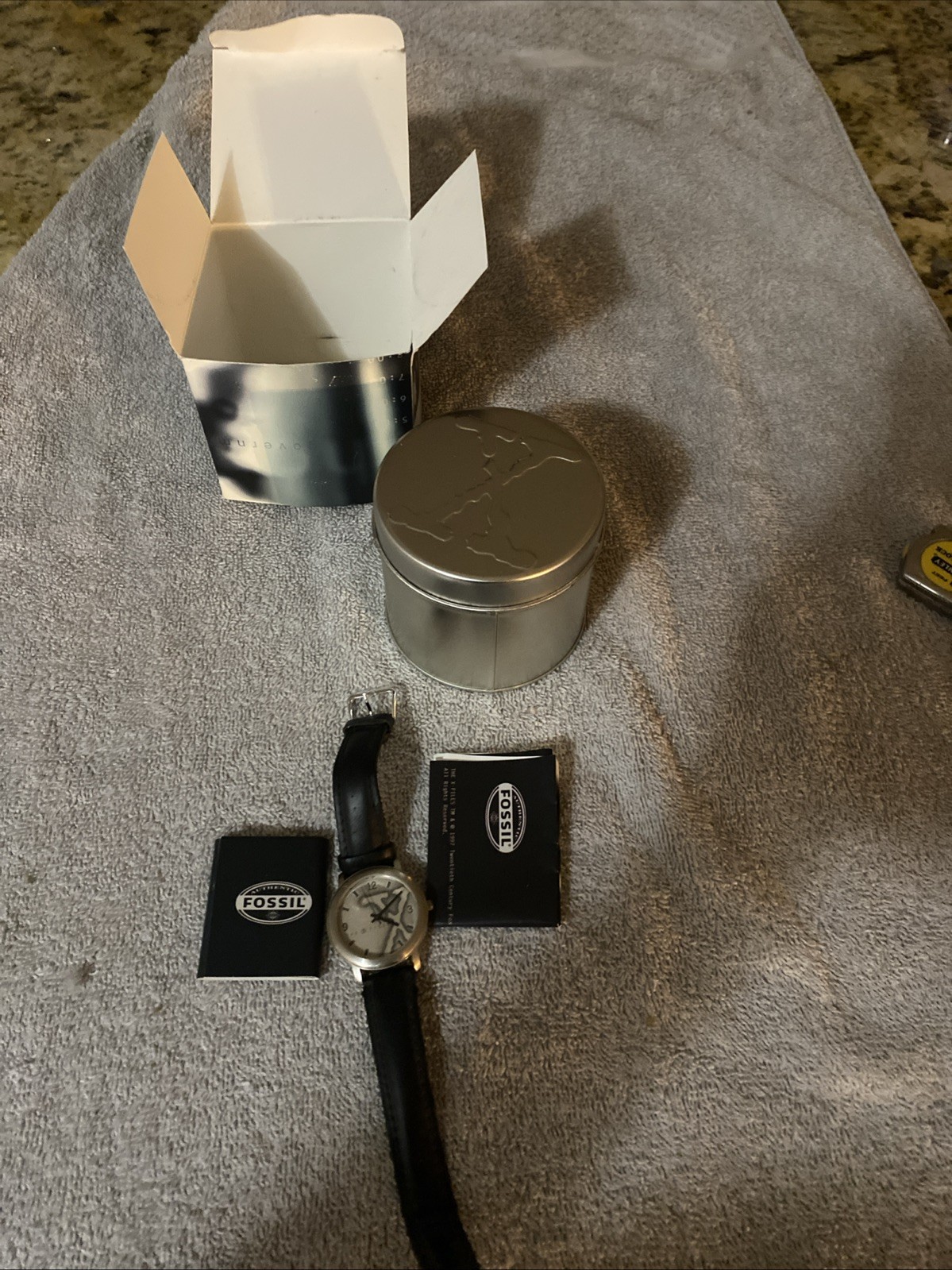 1997 Fossil X-Files Watch Limited Edition COA
