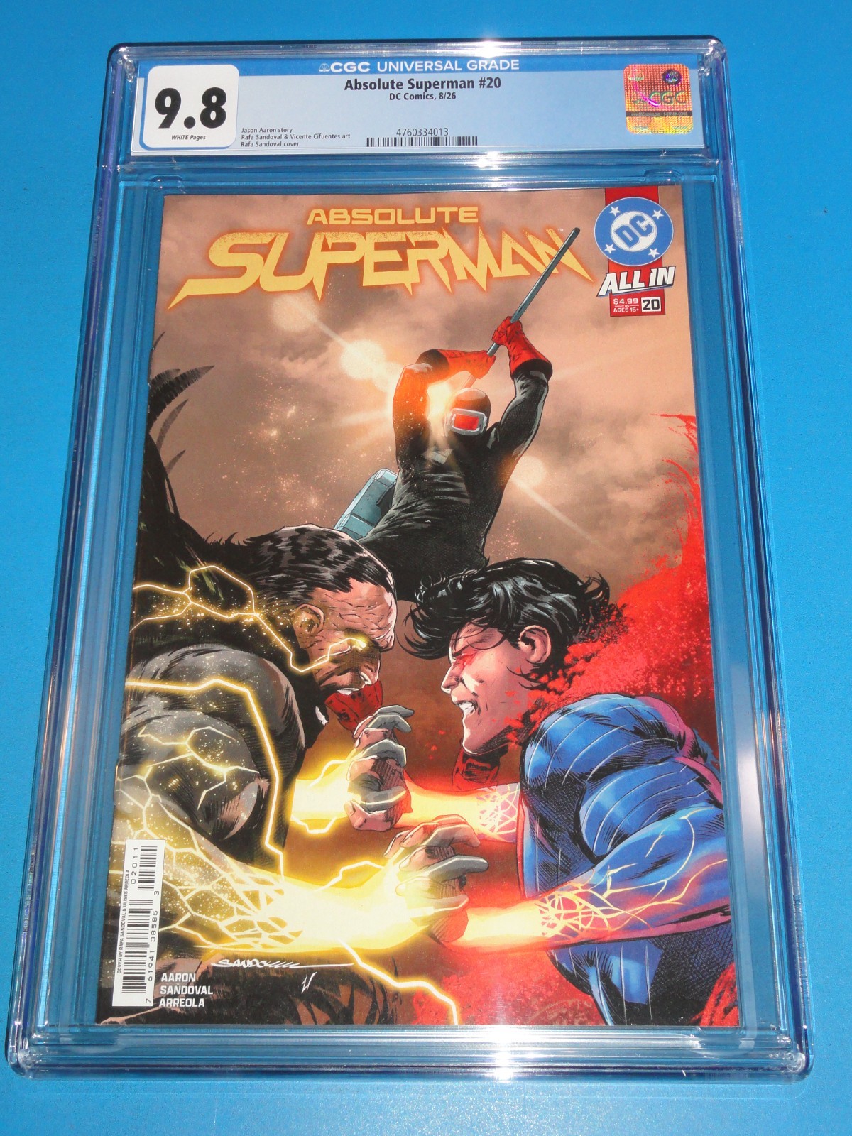 Absolute Superman #20 A Cover CGC 9.8 NM/M Gorgeous Gem Wow