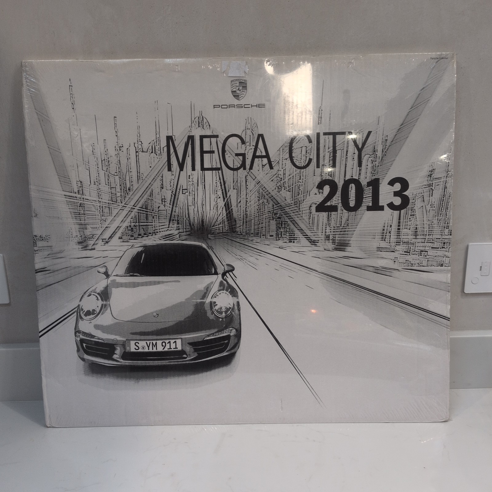 Genuine 2013 \'Mega City\' Porsche Factory Issued Dealers Calendar - Sealed