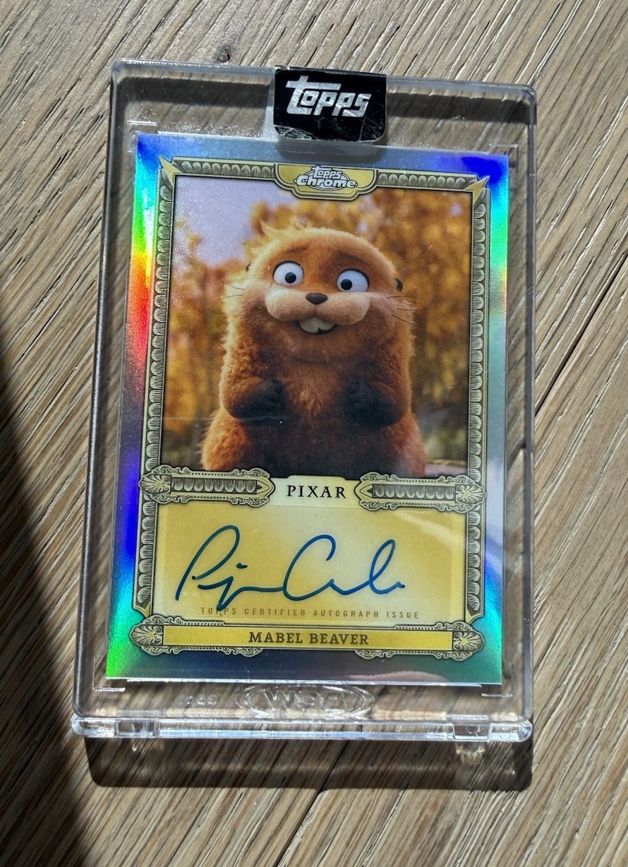 2026 Topps Mint Disney Mabel Beaver Piper Curda Chrome Auto CA-PC Encased