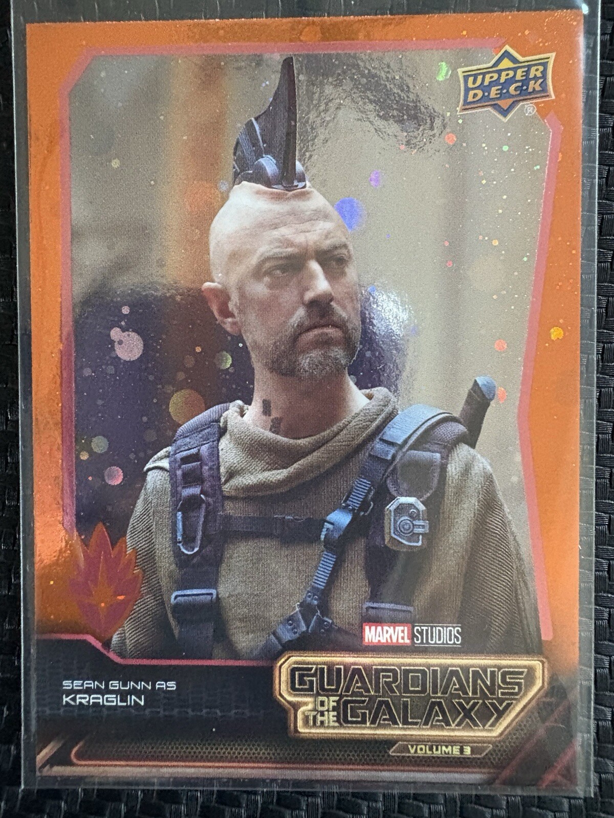 2024 UD Guardians of the Galaxy Vol3 Sean Gunn As Kraglin Orange E-9 Ensemble 2024 UD Guardians of the Galaxy Vol3 Sean Gunn As Kraglin Orange E-9 Ensemble