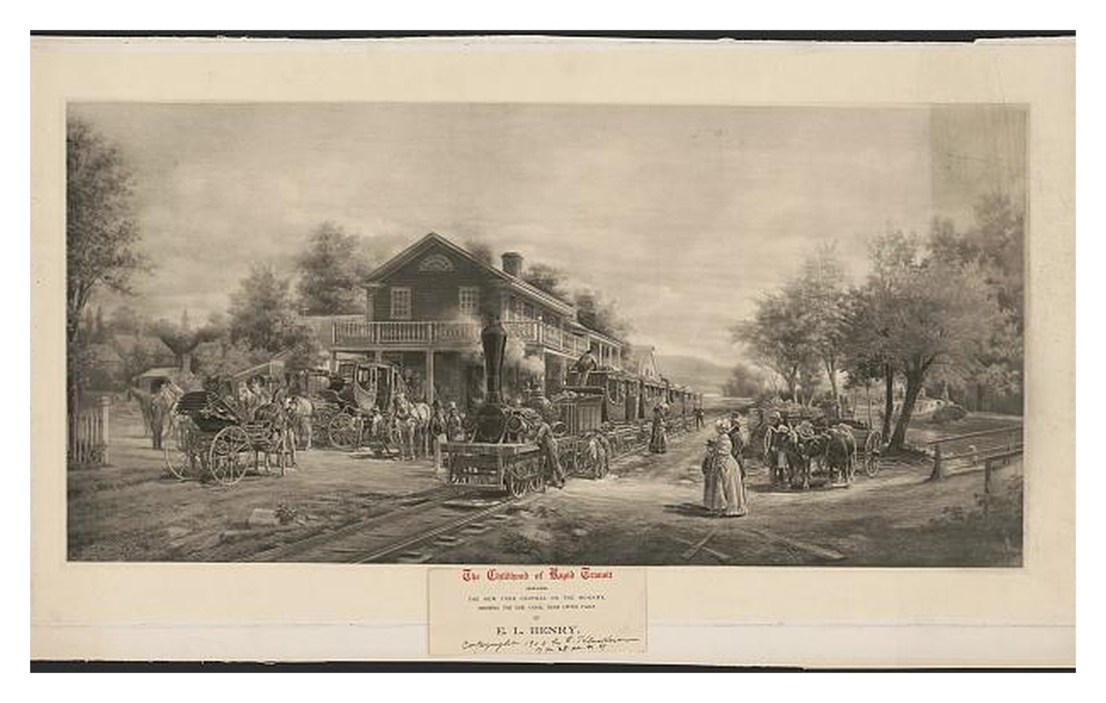 Little Falls New York Station Standard Postcard