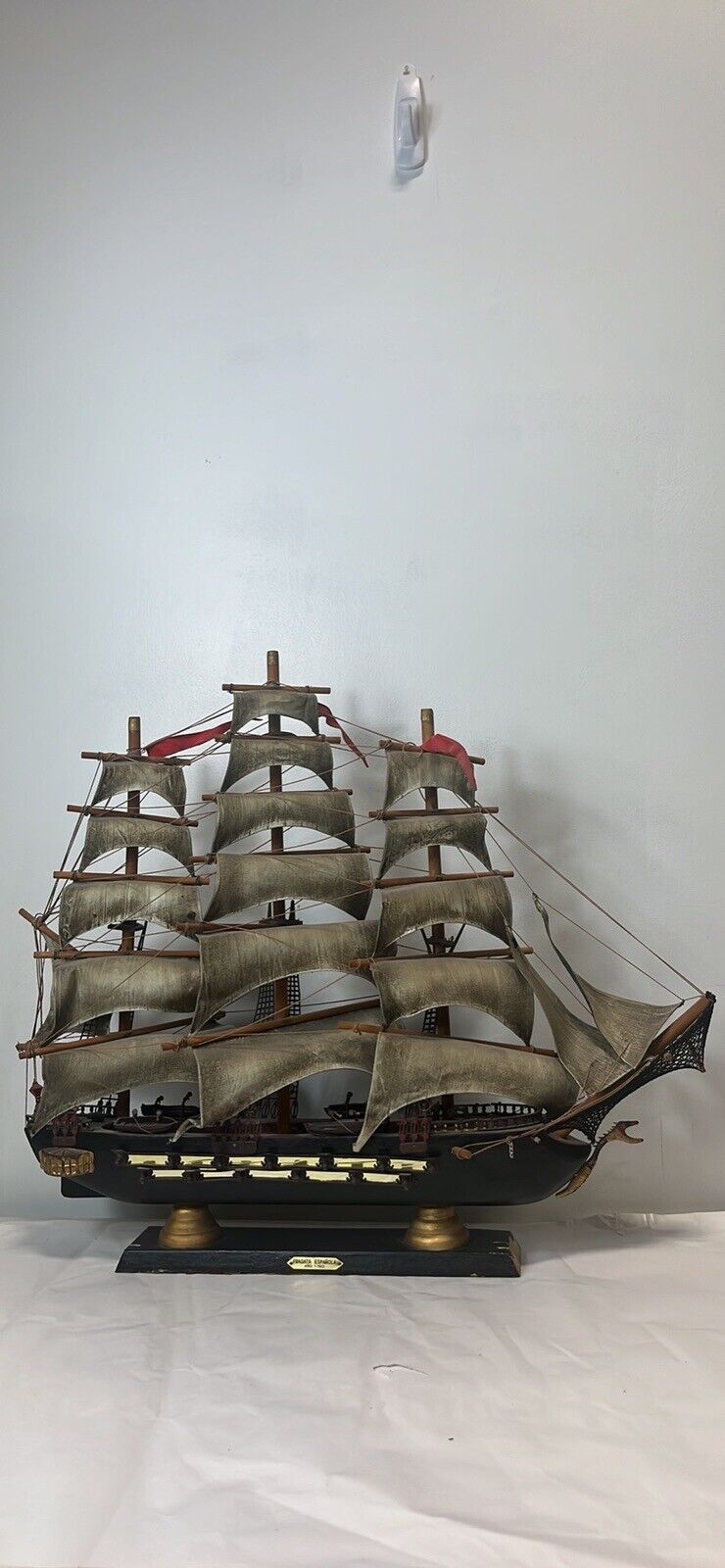 Antique Original Arnart Creation, Fragata Espanola Ship Ano 1780, Vietnam