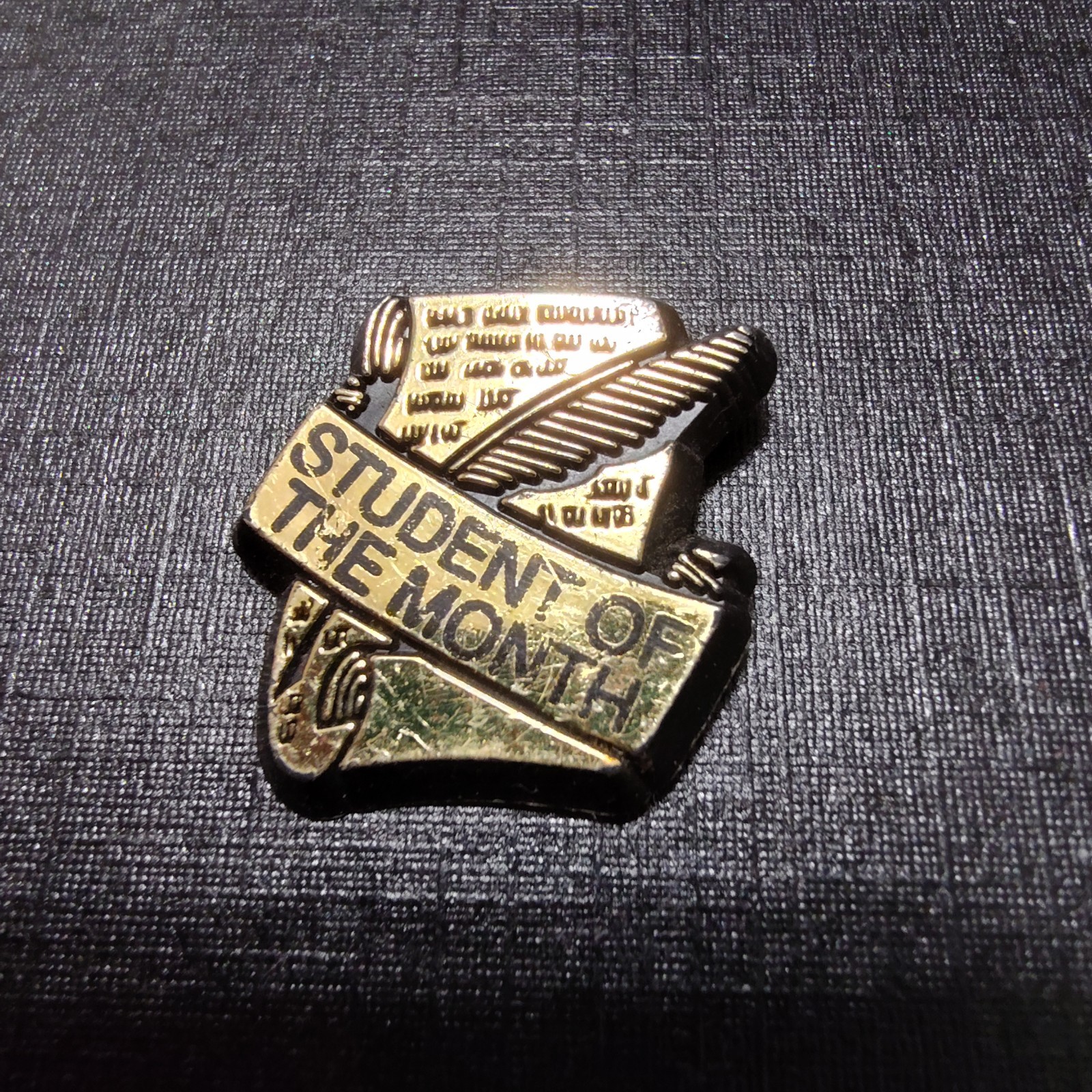 Student of the Month Scroll - Lapel Collectible Pin Student of the Month Scroll - Lapel Collectible Pin