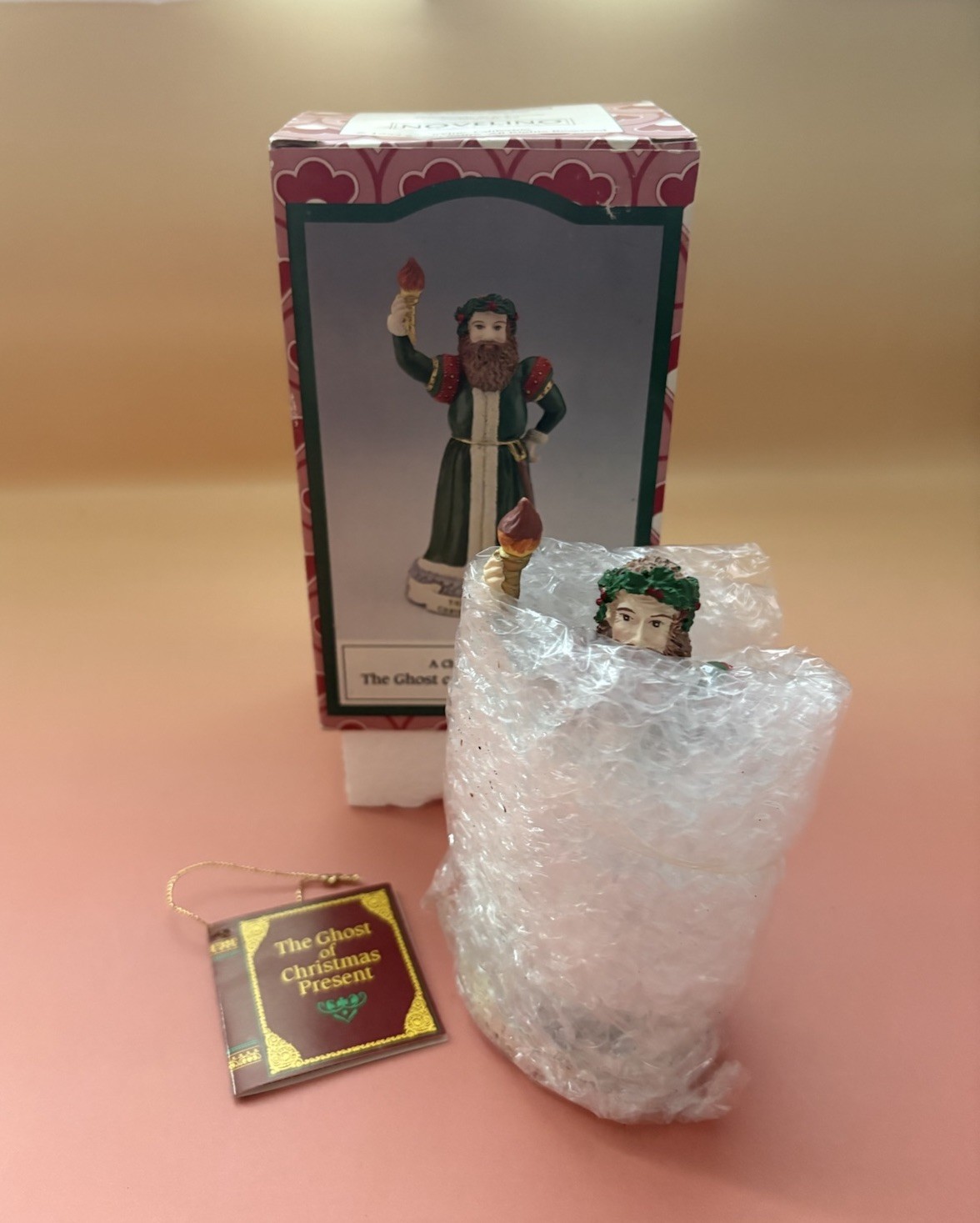 The GHOST OF CHRISTMAS PRESENT A Christmas Carol Figurine 1993 Susan Safire-NOS