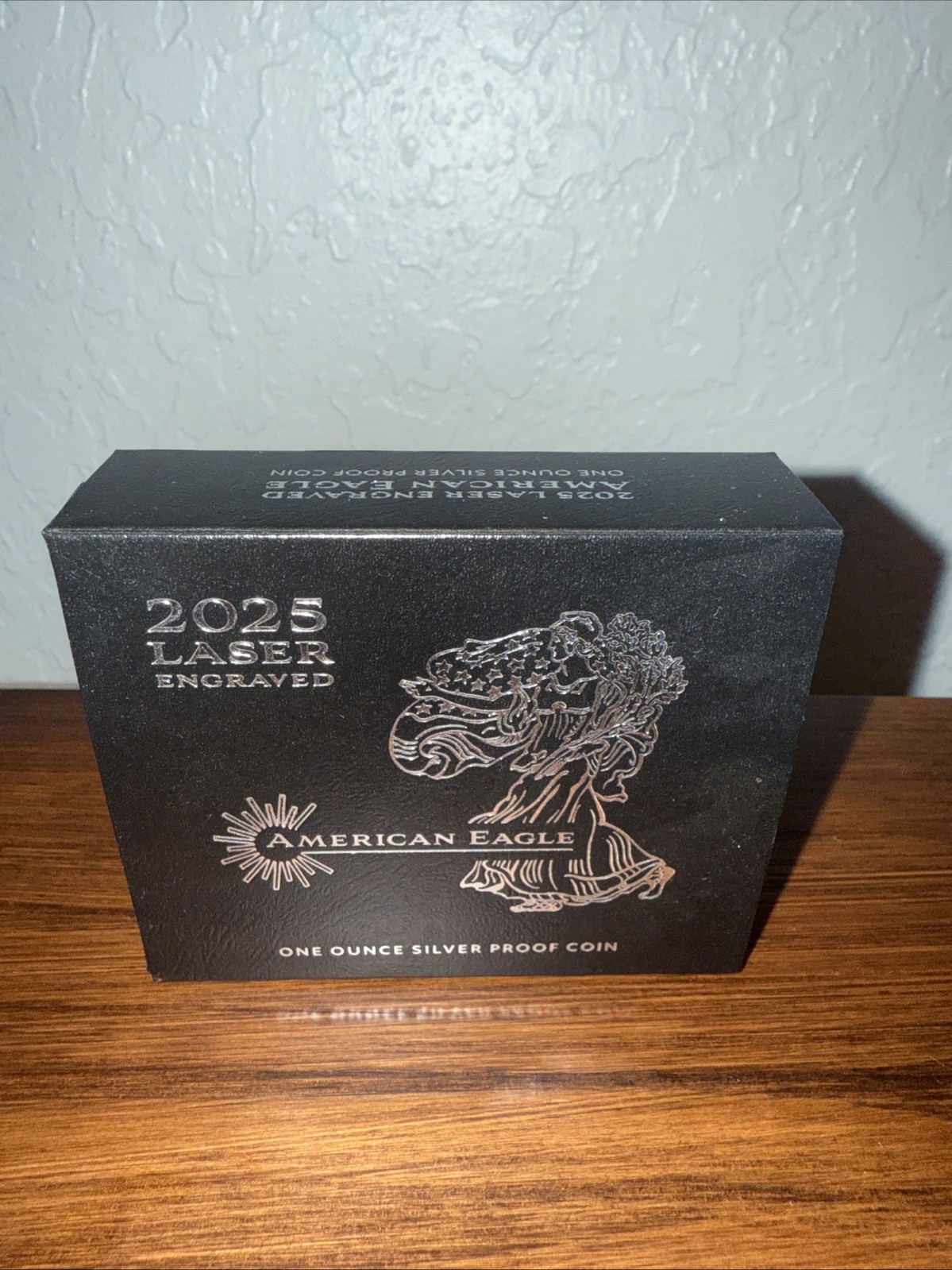 2025 Laser Engraved American Eagle One Ounce Silver Proof Coin Sealed box