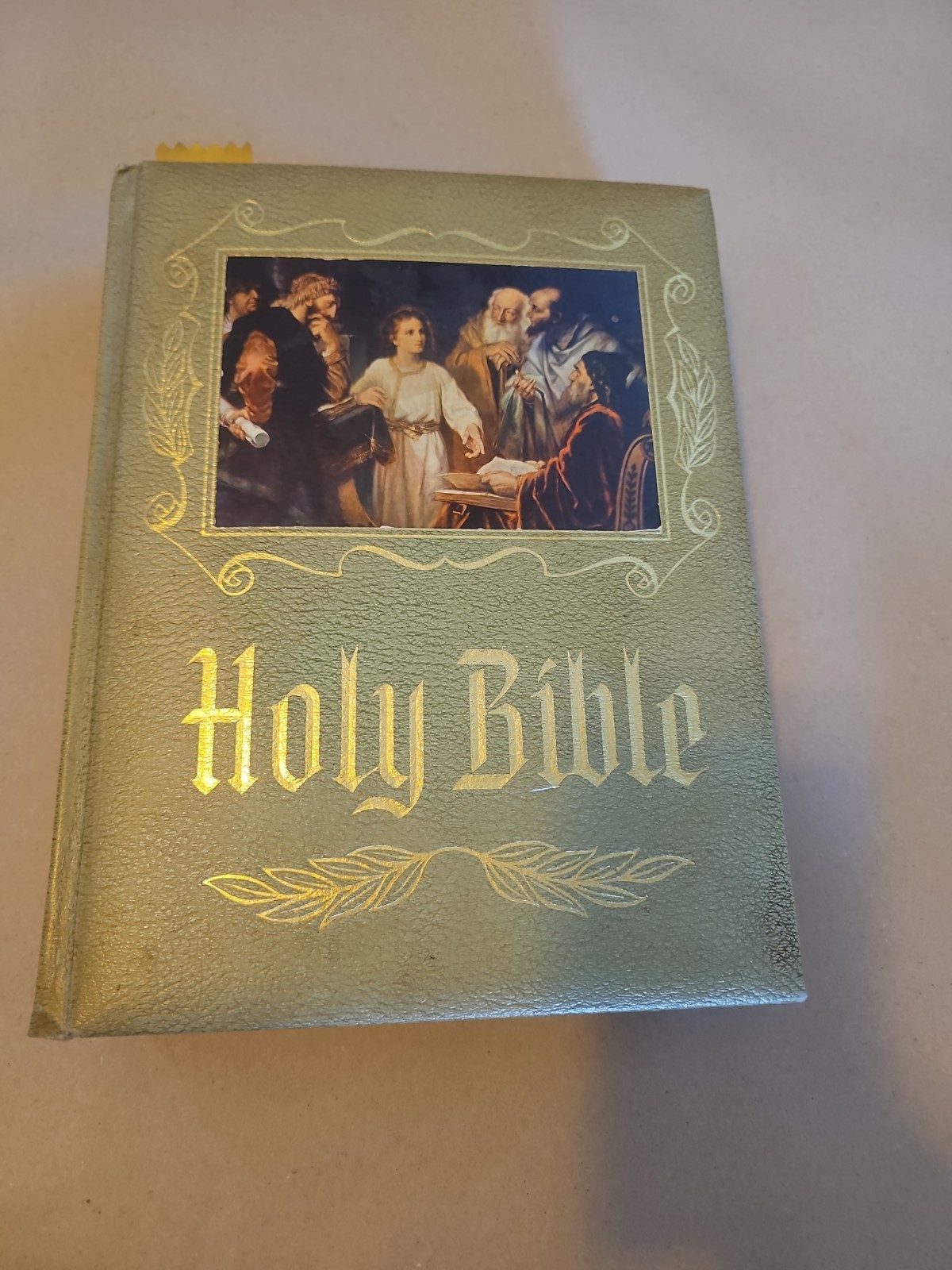 Vintage Holy Bible Catholic Heirloom Edition Bible 1969 Hardcover  