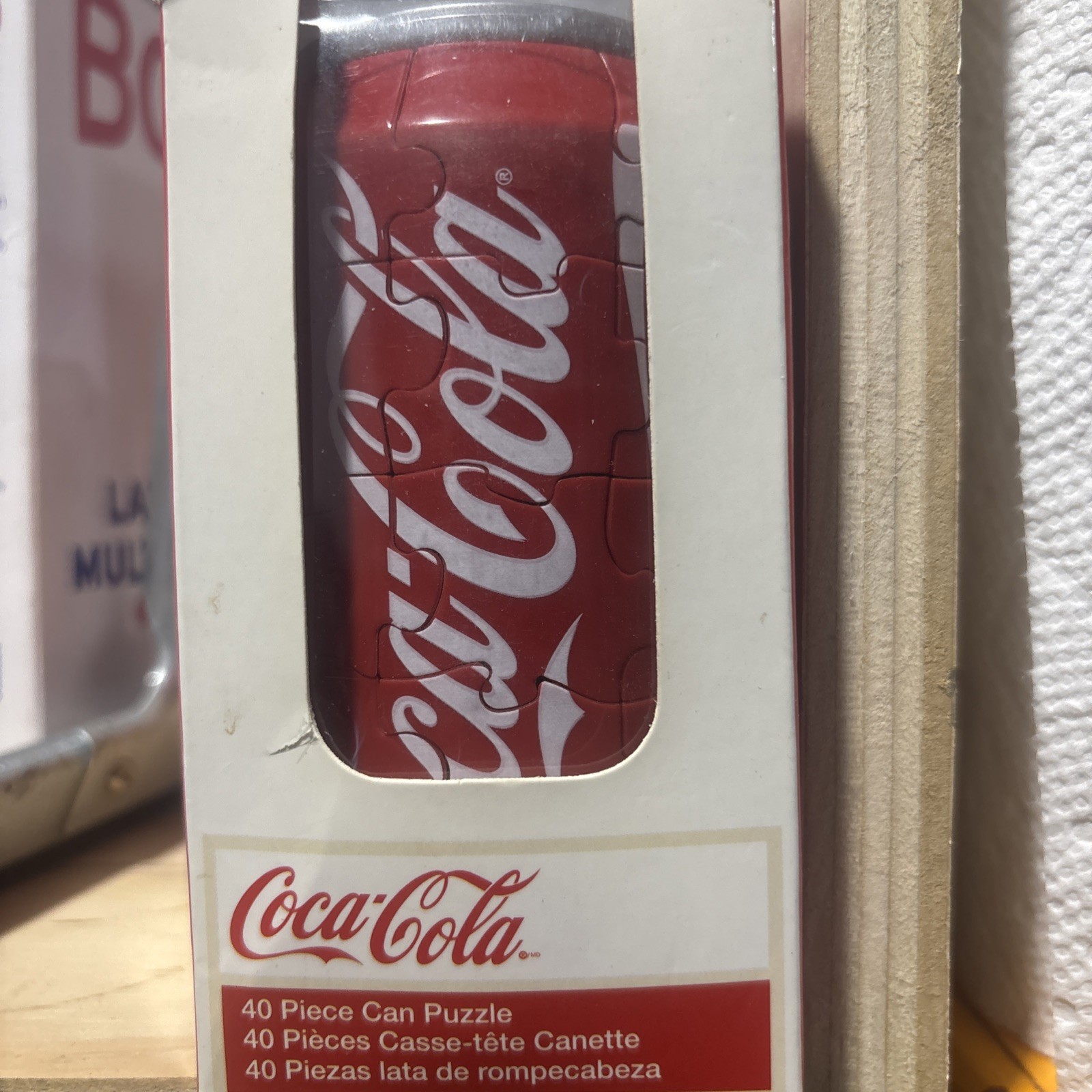  COCA-COLA 3-D Coke Can Casse-tete Jigsaw Puzzle - 40 Piece NEW