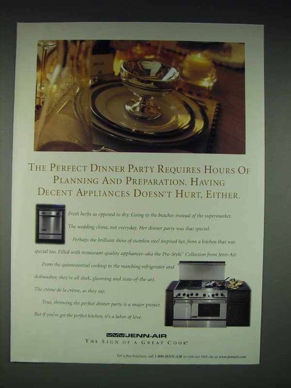 1997 Jenn-Air Pro-Style Collection Appliances Ad