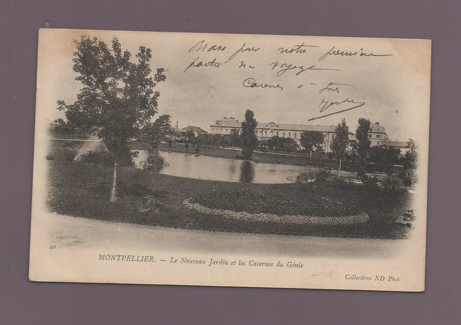 Montpellier - The New Garden And Les Casernes of / The Engineering (K9472)
