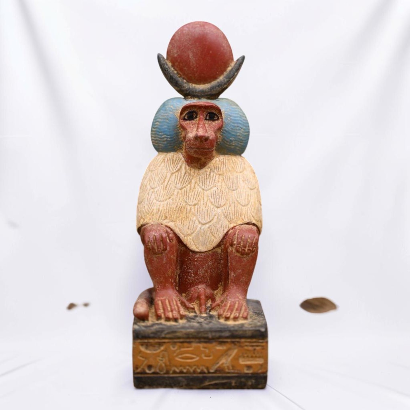 Rare Antique Egyptian Pharaonic God Baboon Statue Wisdom Mythology BC