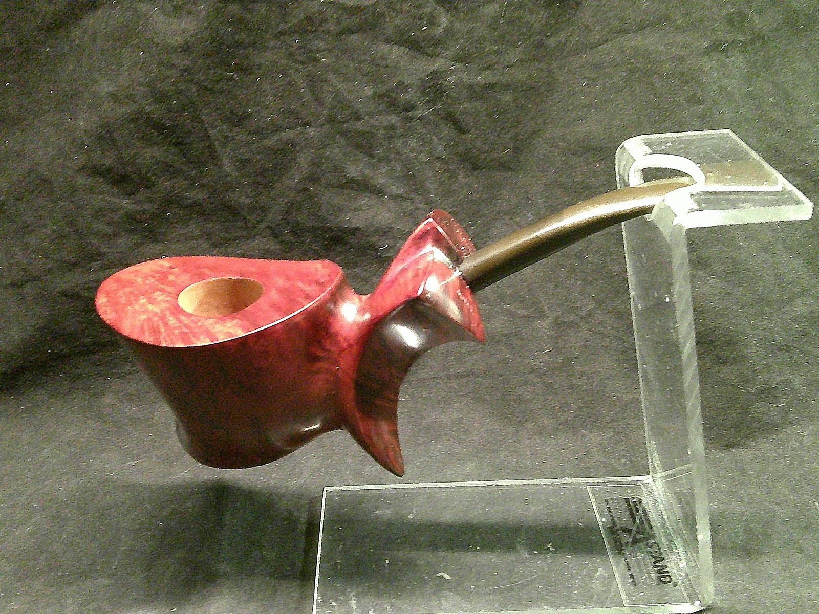 ✔️ NEW HANDMADE ONE-OF-A-KIND FREEFORM BRIAR BURLED PIPE 7\