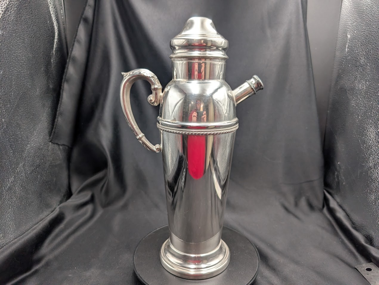 Art Deco Cocktail Shaker Pitcher Rideau Silver Plate Canada