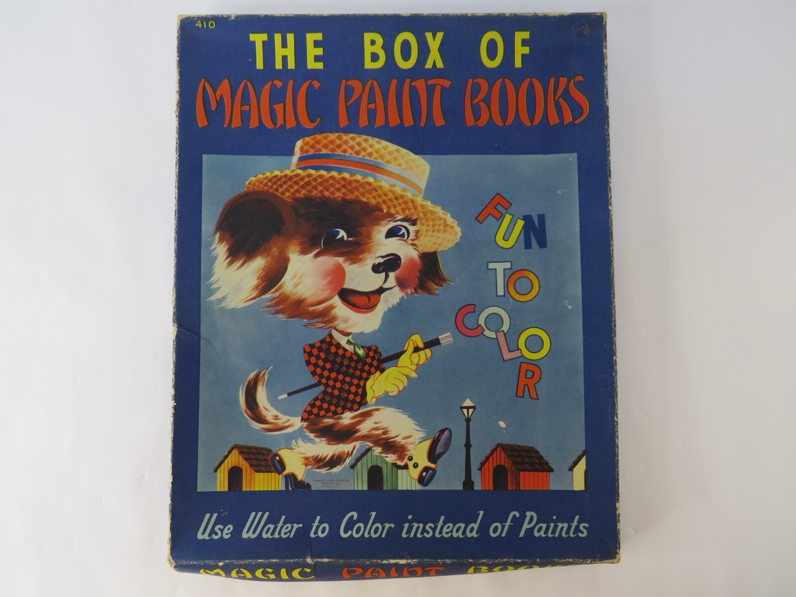 Antique The Box Of Magic Paint Books Samuel Lowe 1940s 5 books