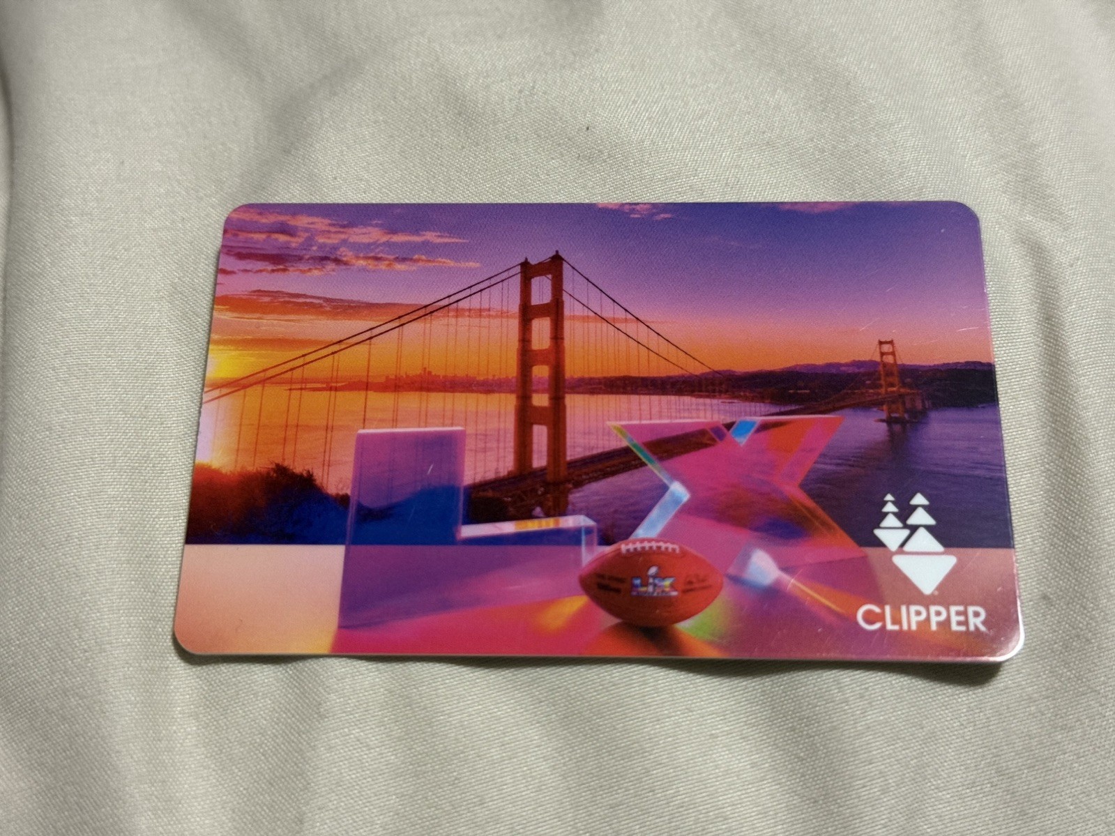 NEW Super Bowl LX 60 2026 Limited Edition Clipper Card - Golden Gate Bridge
