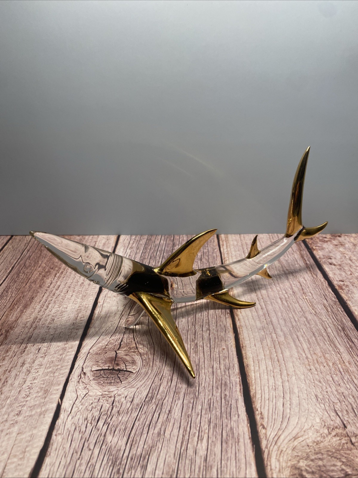 Glass Baron Shark 22K Gold Accents