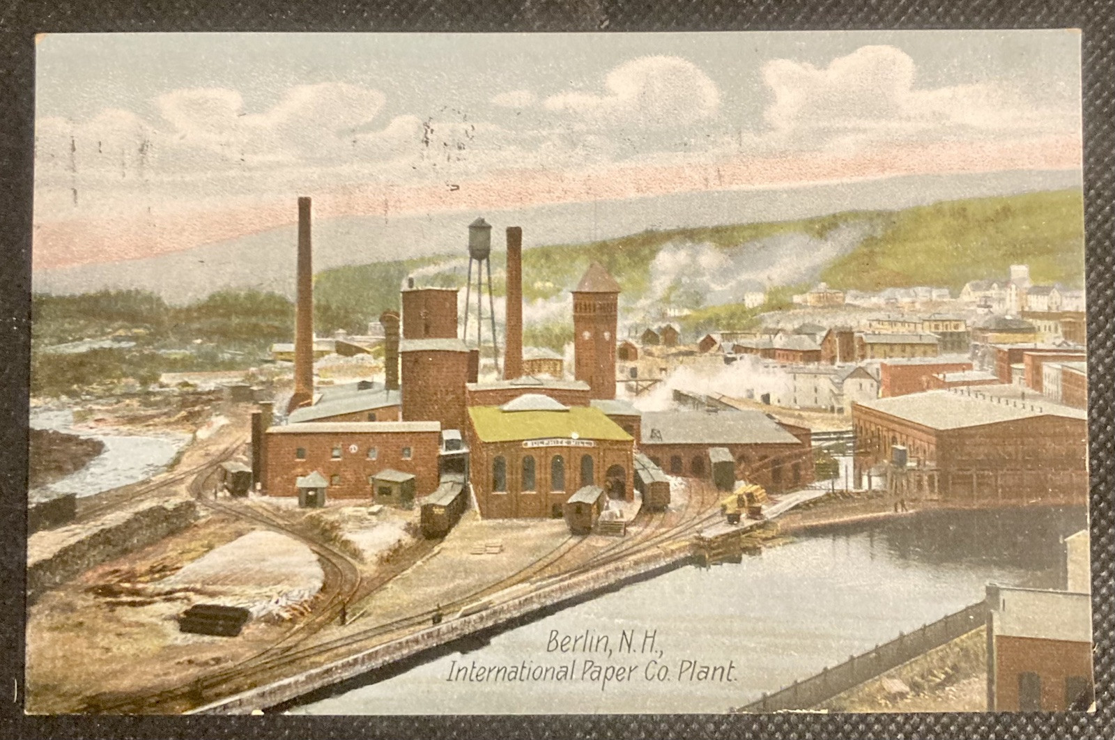 Berlin, NH Antique Early 1900's Postcard International Paper Plant