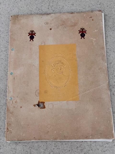 1922 KNIGHTS OF COLUMBUS CONVENTION PROGRAM  DALLAS, TX - 17 PAGES W/LETTER RARE