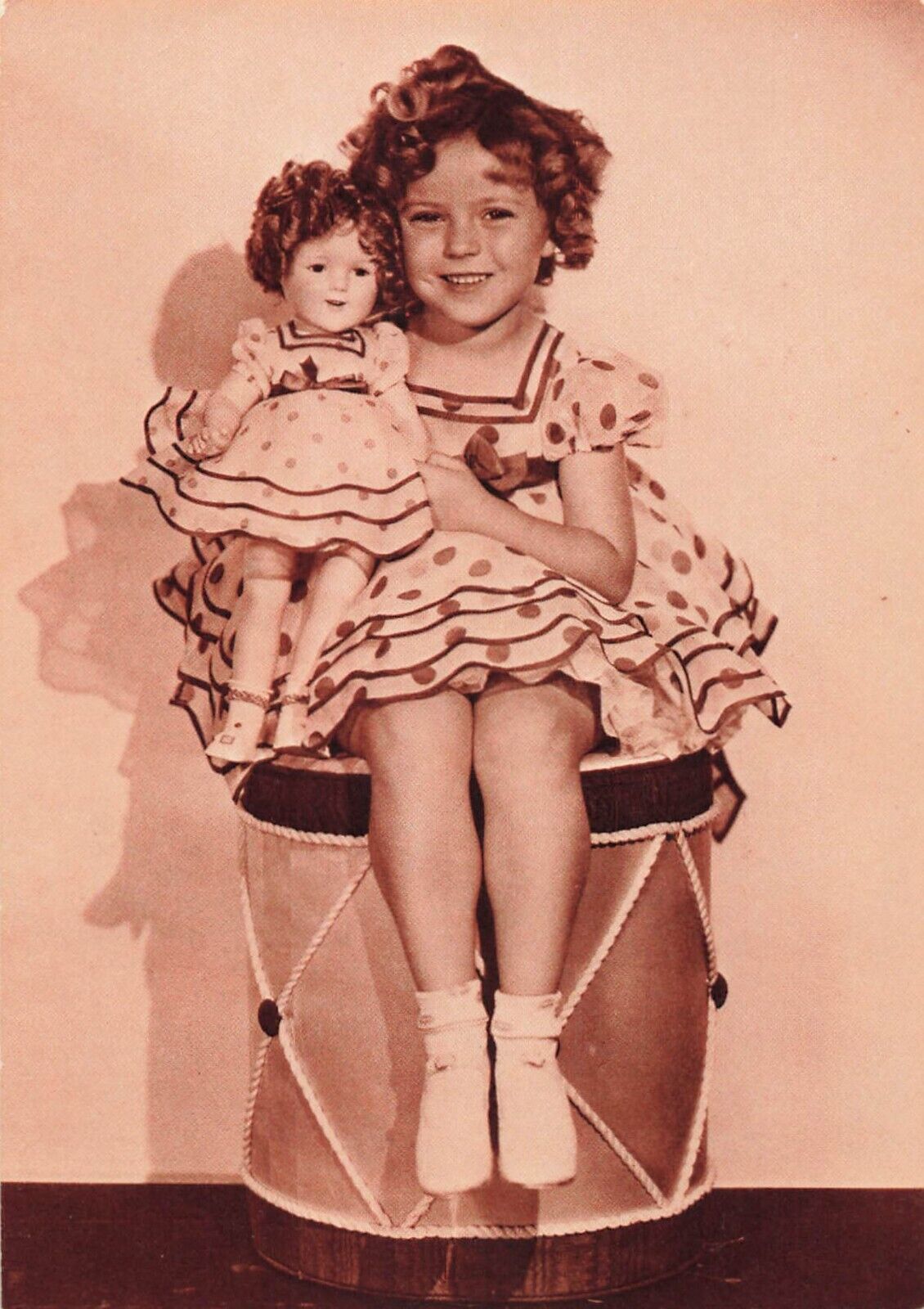 Shirley Temple Doll Actress Celebrity Entertainer Greeting Card Postcard
