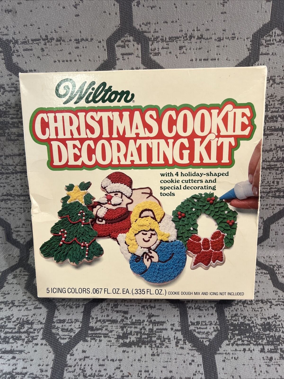Vintage 1978 Pillsbury Wilton Christmas Cookie Decorating Kit- New