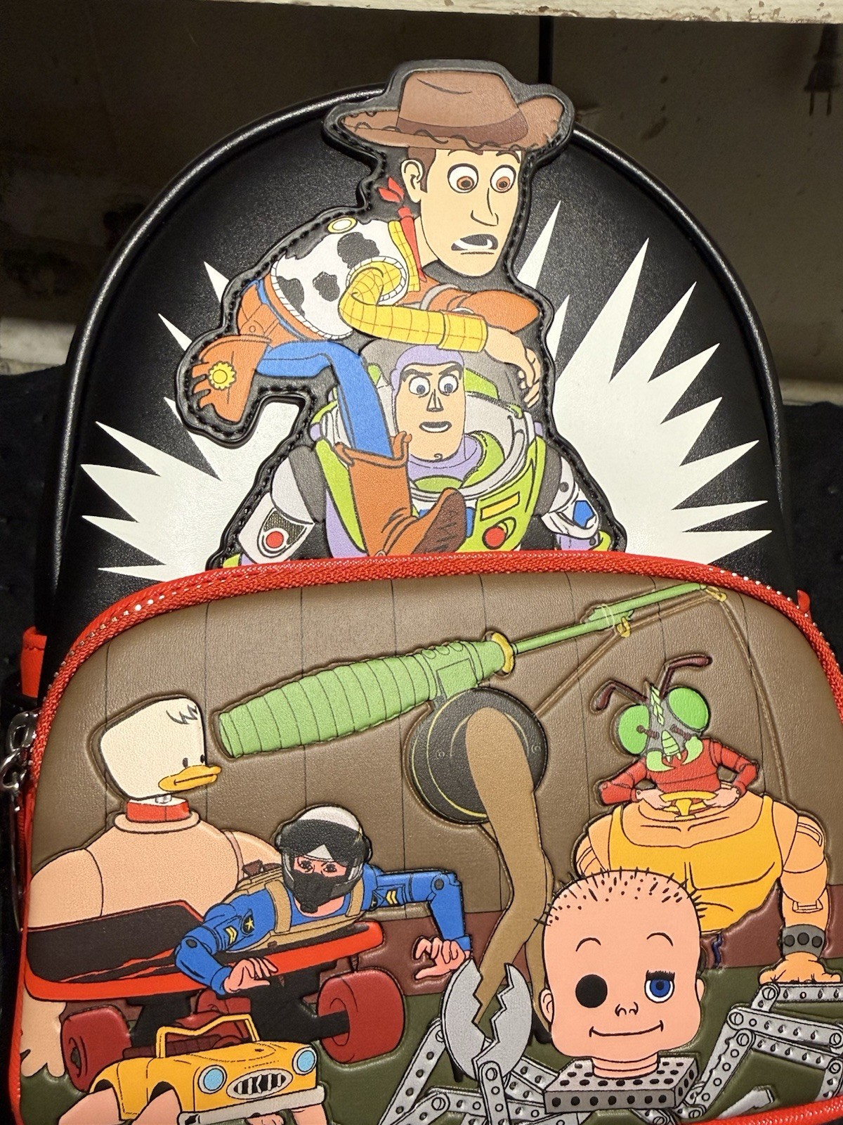 Loungefly Exclusive Toy Story Sid\'s Toys Mini Backpack - NEW