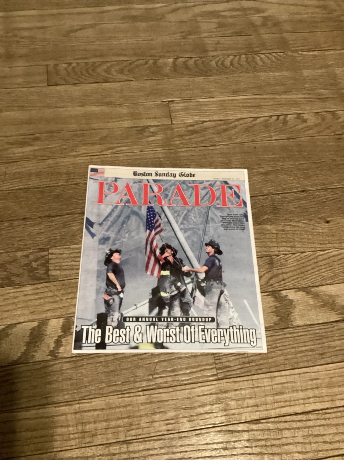 Dec. 30, 2001 The Boston Sunday Globe Parade Magazine War On Terroism