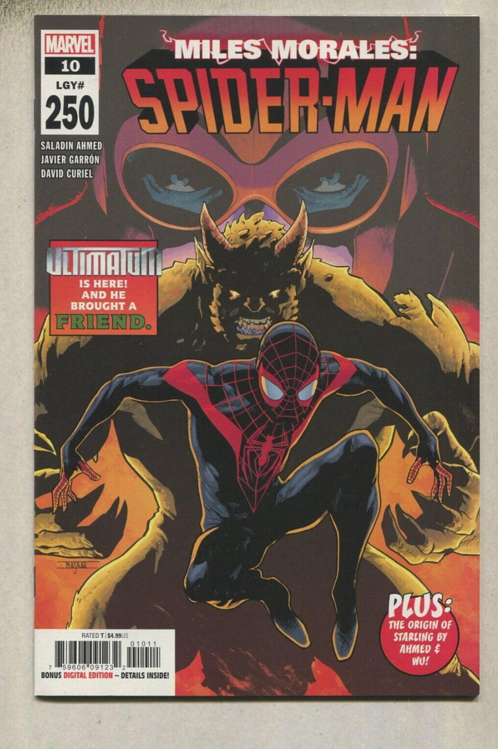 Miles Morales: Spider-Man # 10 NM 1st Ultimatum Marvel Comics   D1