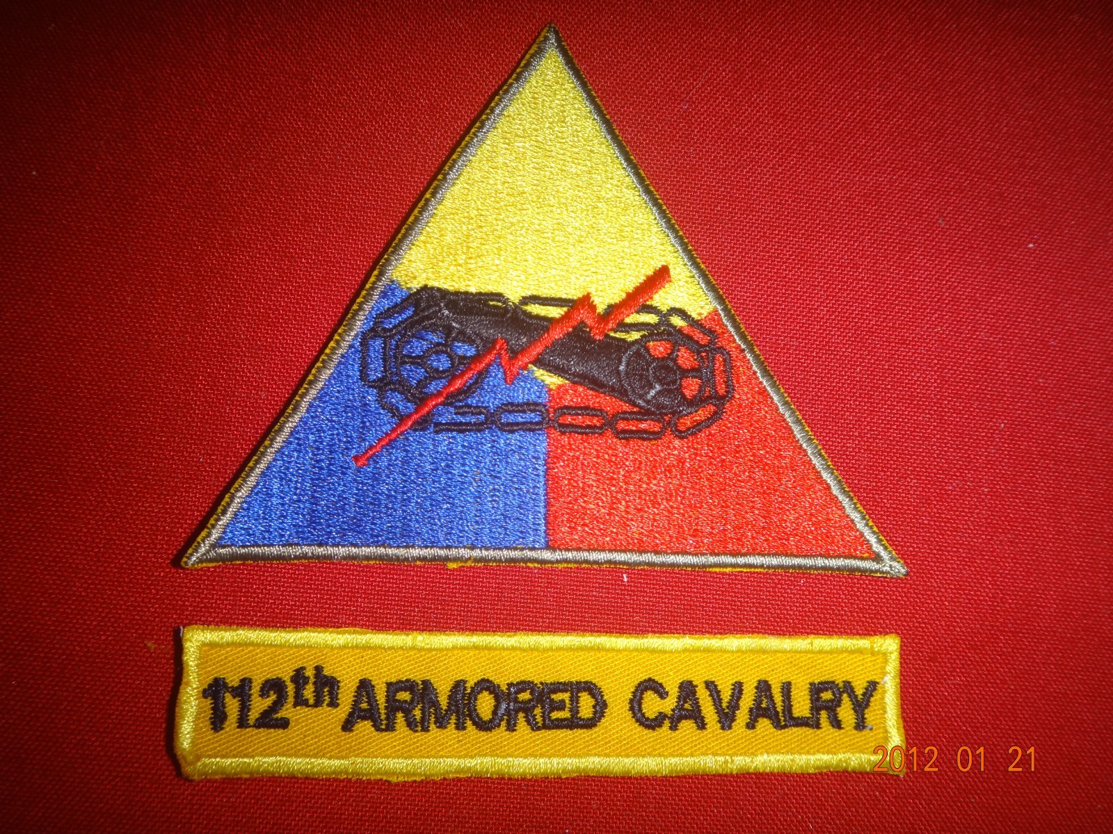 Vietnam War US Army 112th ARMORED CAVALRY Regiment Patch and Tab