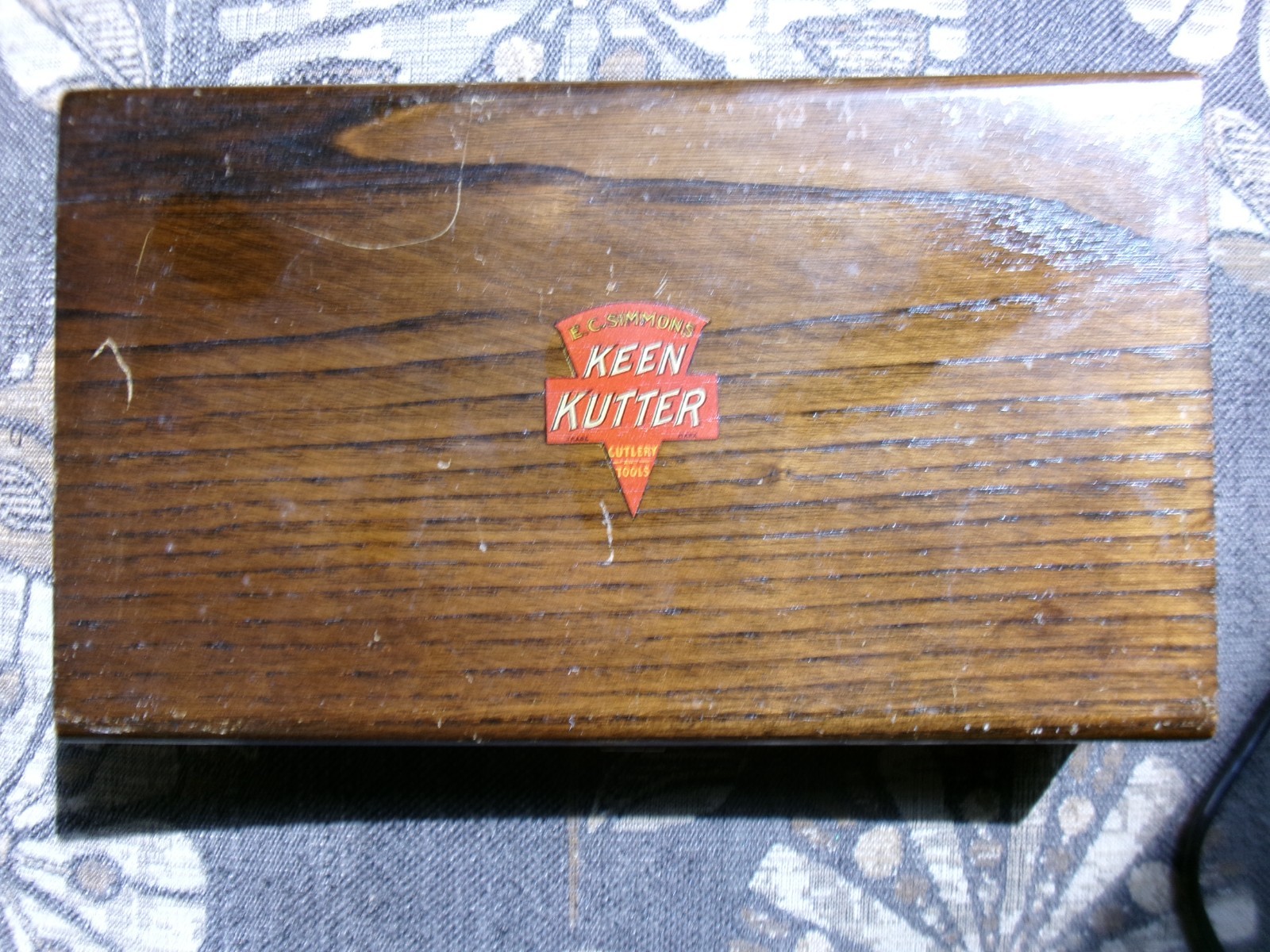 1920's Antique Keen Kutter Cutlery Service For 6 In Case E. C. Simmons St Louis