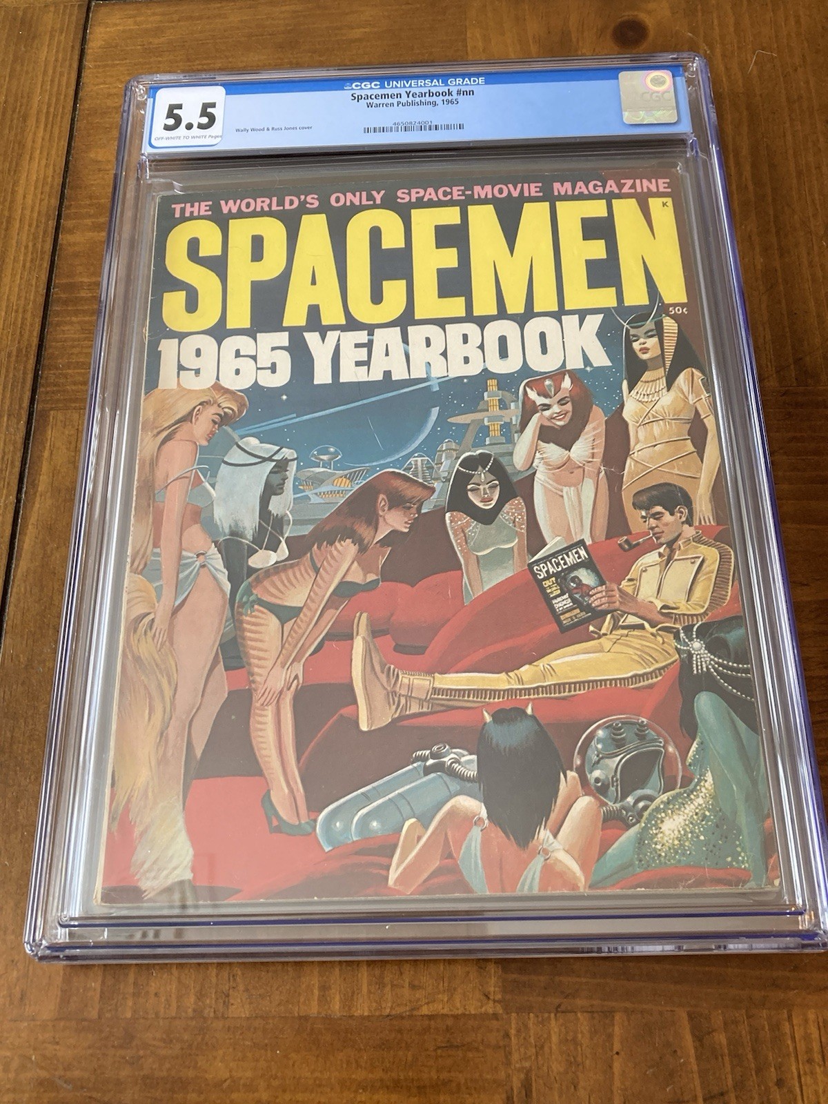 Spacemen 1965 Yearbook nn CGC 5.5 OW/White Pages (Iconic Cover)