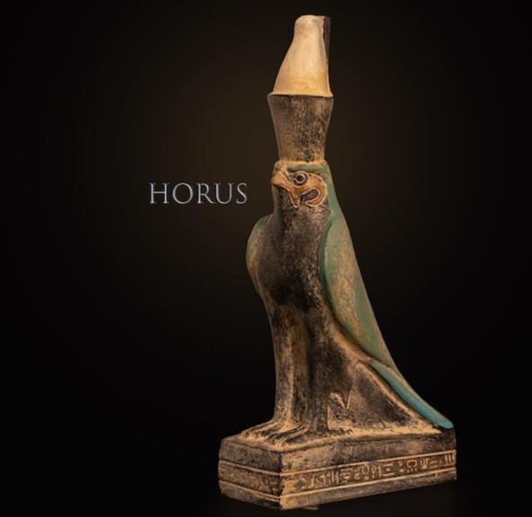 Authentic Ancient Egyptian Antique Rare God Horus Statue Figurine BC