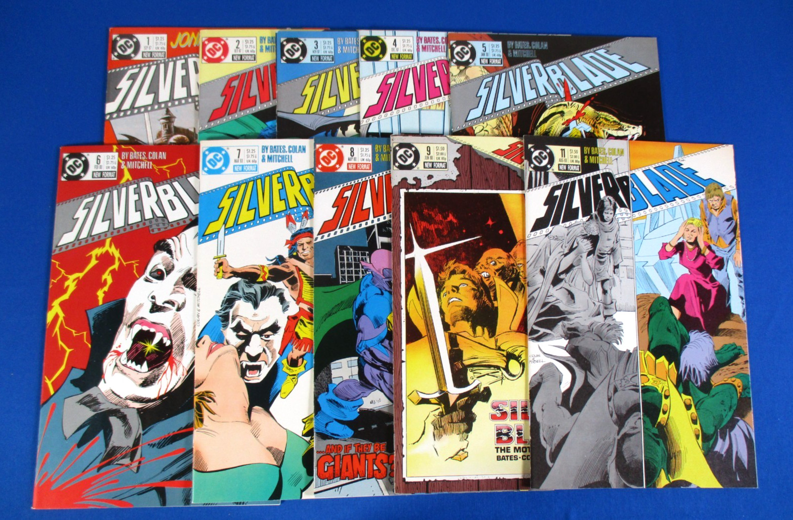 Silverblade #1-11 DC Comics Near Complete Series Missing 12 1987 1988 NM