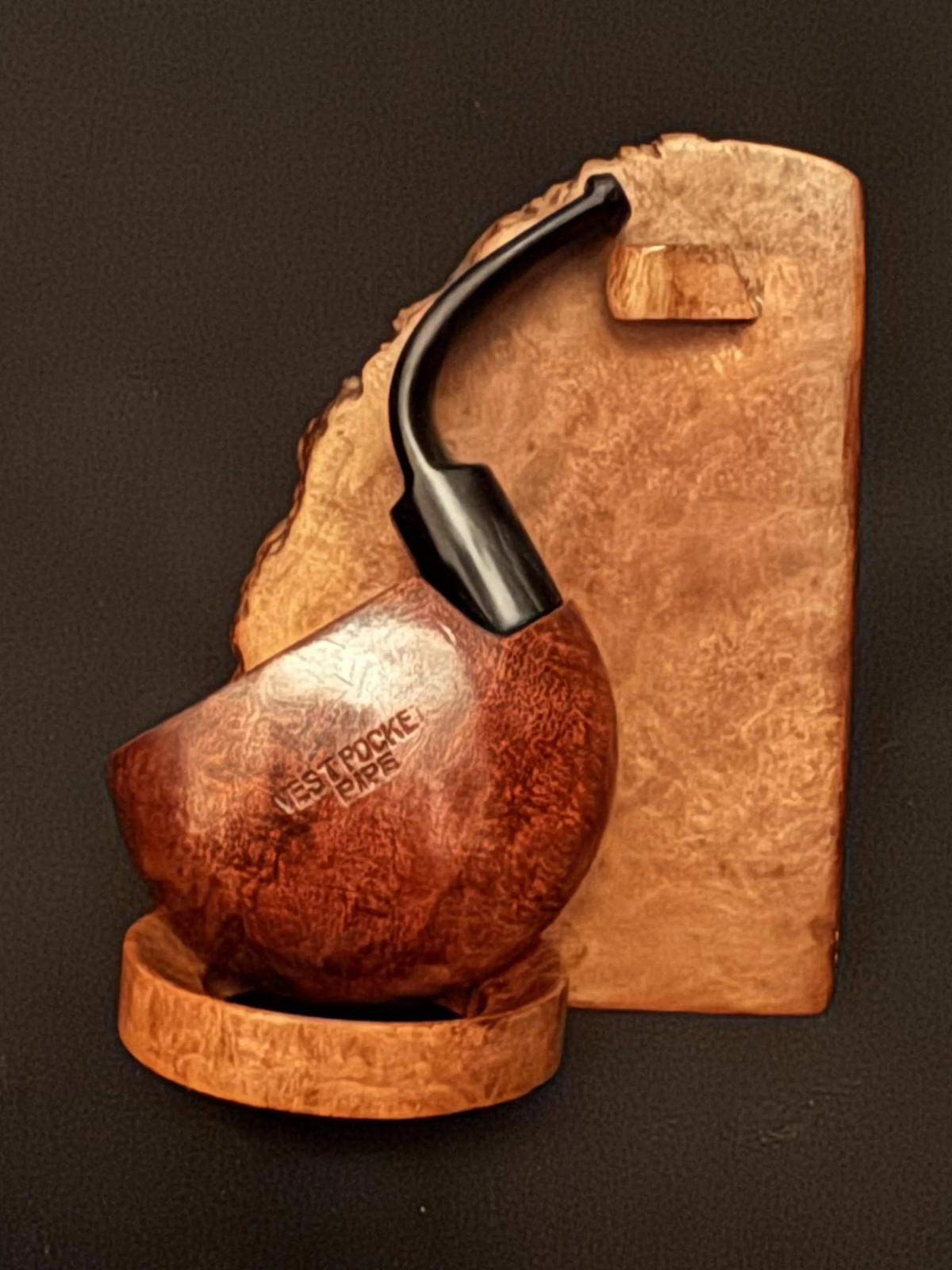 Folding Vest Pocket Smooth Briar Pipe Estate Collectible 4in Compact