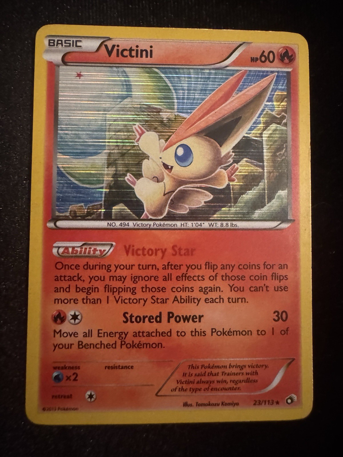 Pokémon TCG Victini 23/113 Legendary Treasures 2013 - Holo