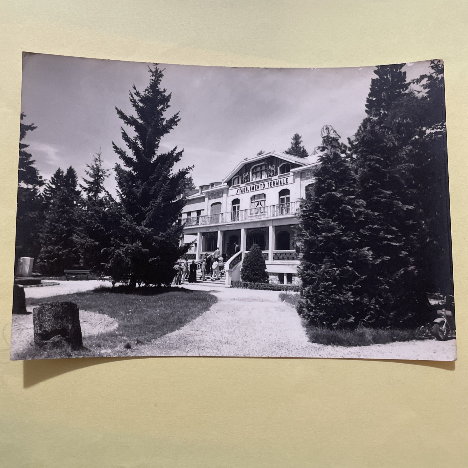 VETRIOLO BAGNI TRENTINO LE TERME TRENTO POSTCARD TRAVELLED 1958 COLLECTION