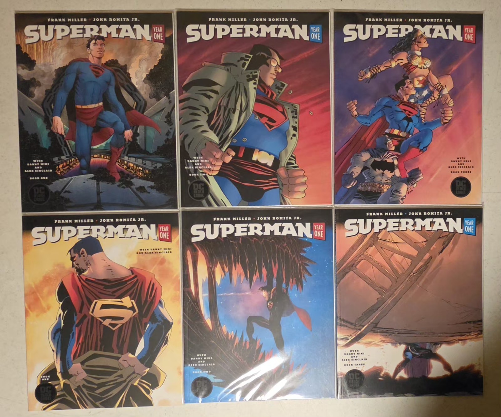 Lot Of 6 Superman Year One DC Comic Books # 1 2 3 NM 1st Prints Mag Size