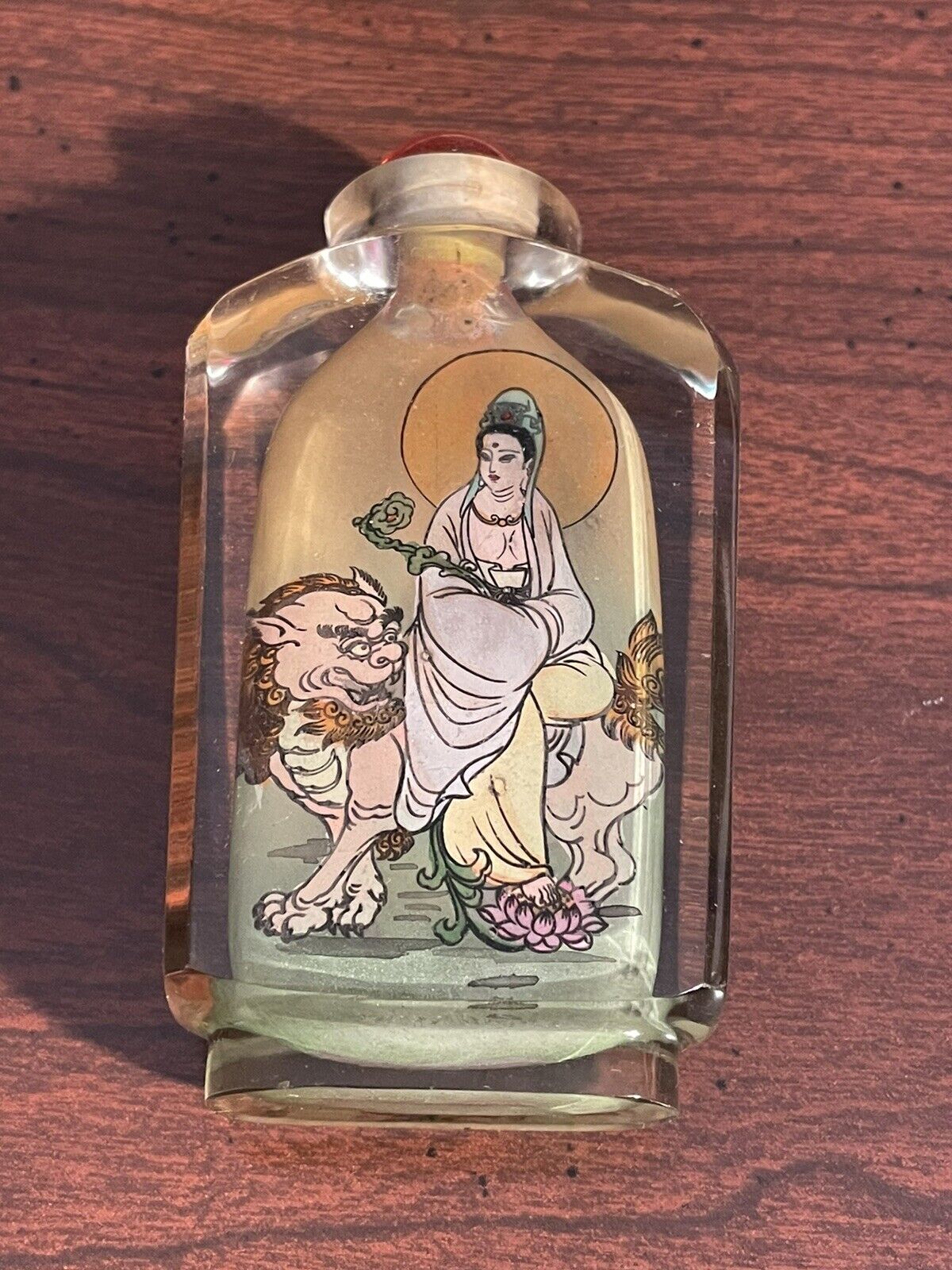 beautiful merciful buddha snuff bottle 