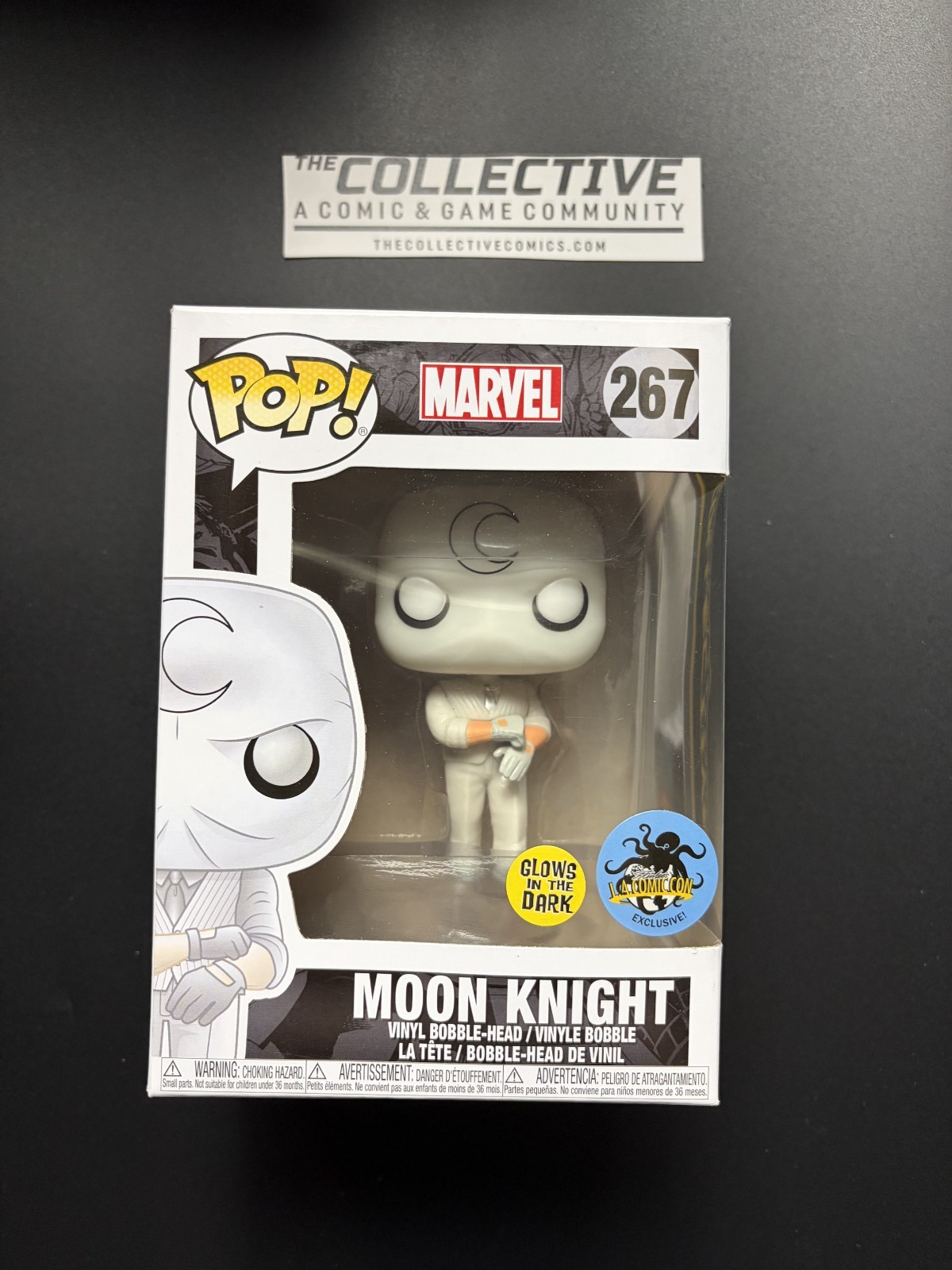 Funko POP - Marvel - Moon Knight (GITD) #267 - L.A. Comic Con Exclusive