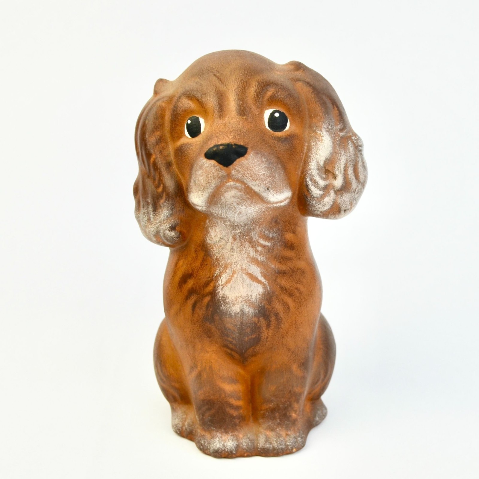 Ceramic Handpainted Brown Dog 5.5\
