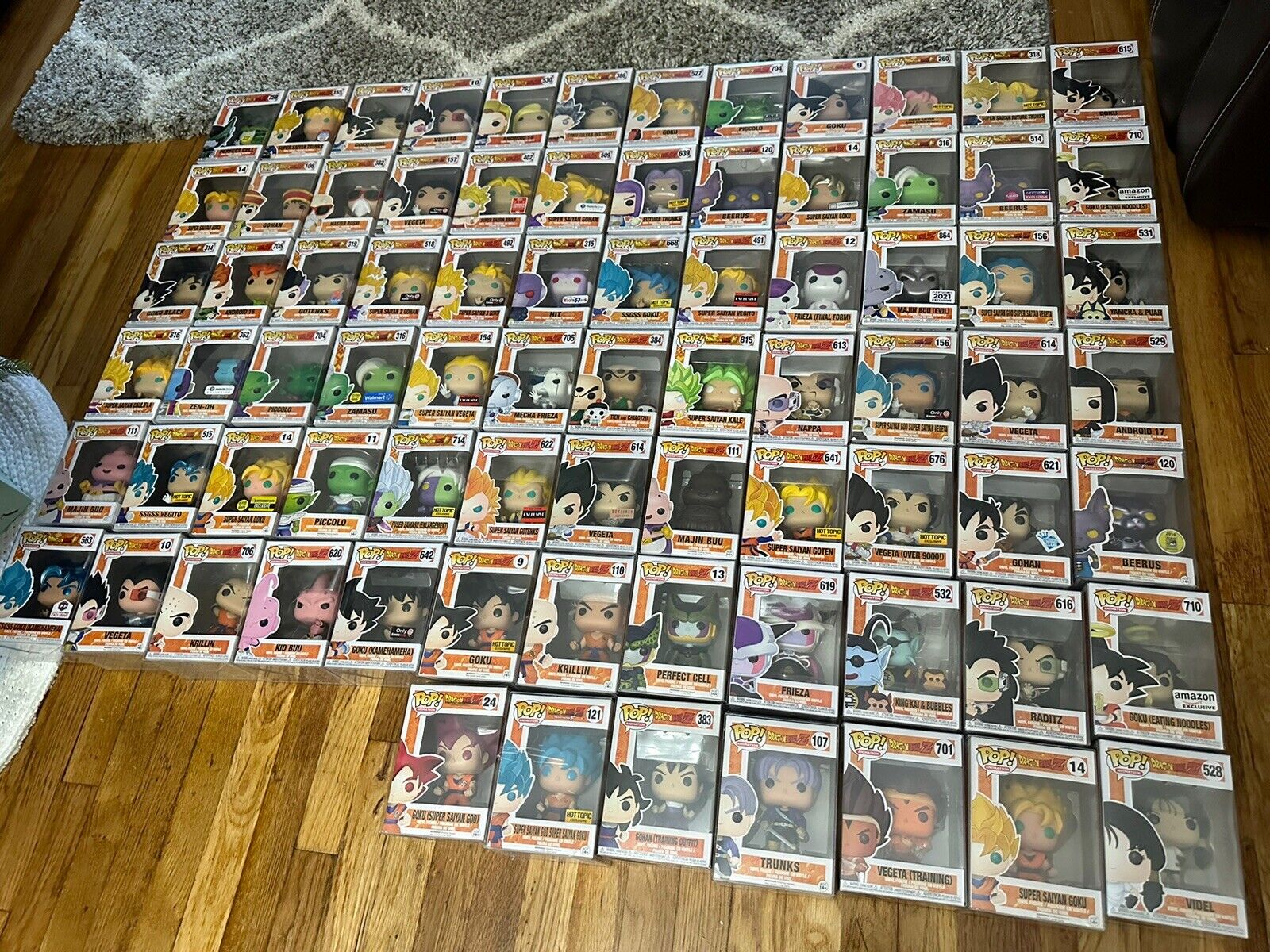 Dragonball Z Super Funko Pop Lot of 79 Vaulted Rare NYCC SDCC NM Condition