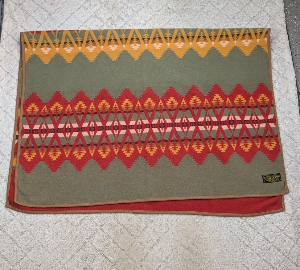 Pendleton Vintage Collection San Miguel Woollen Blanket Southwestern Wool Cotton Pendleton Vintage Collection San Miguel Woollen Blanket Southwestern Wool Cotton