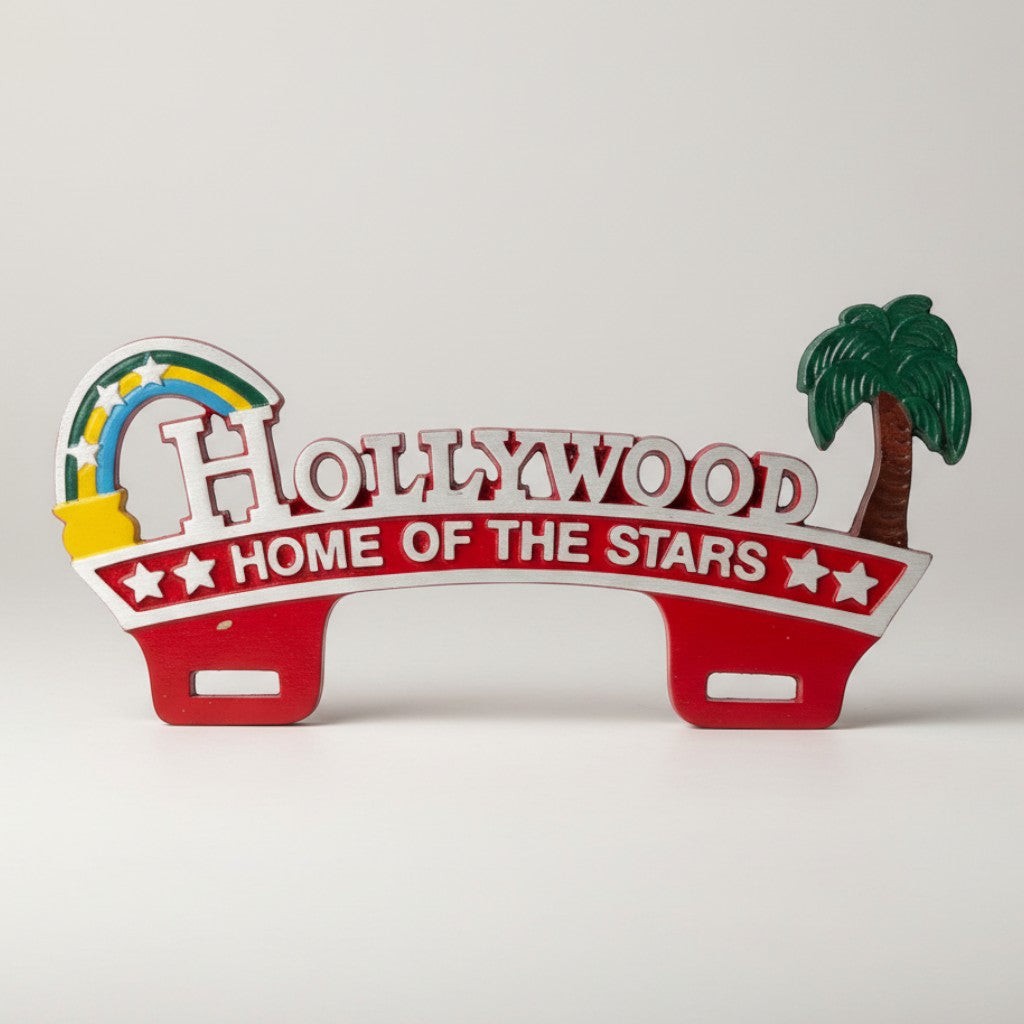 Hollywood Home of the Stars FOB License Plate Topper