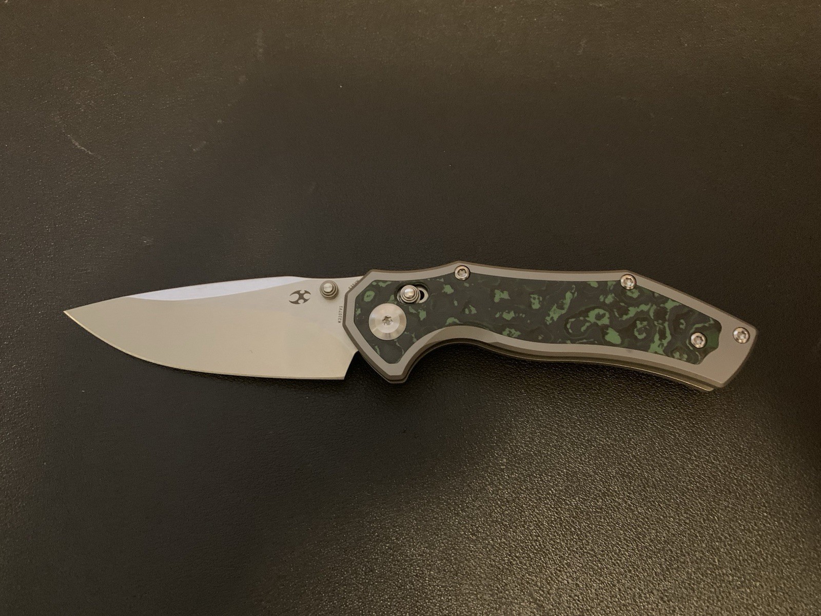 Kansept Apollo K2107V1 S35VN Titanium Jungle Wear FatCarbon Folding Knife BNIB