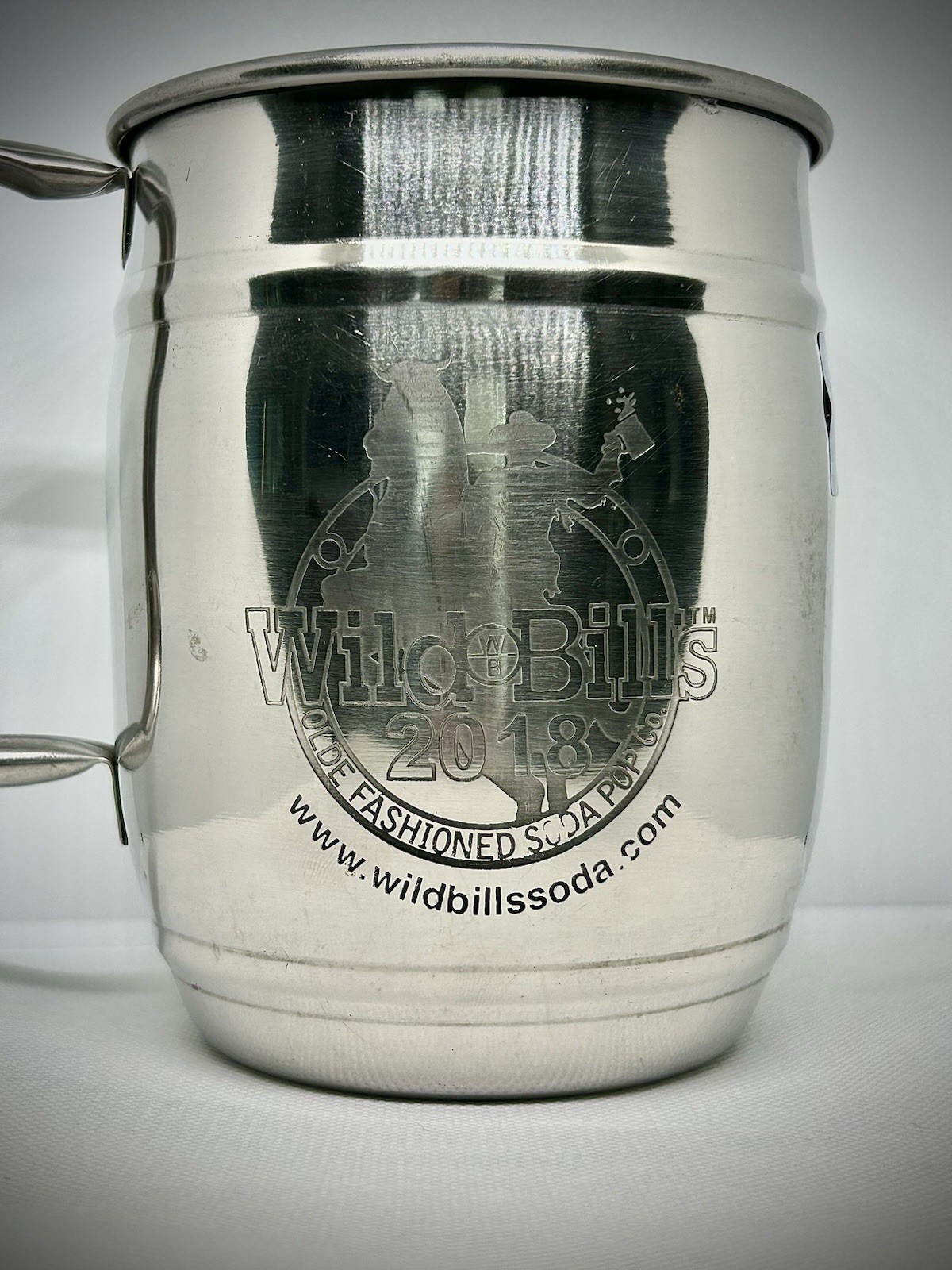 Rare 2018 Vintage Wild Bill\'s Olde Stainless Steel Mug Beautiful Condition