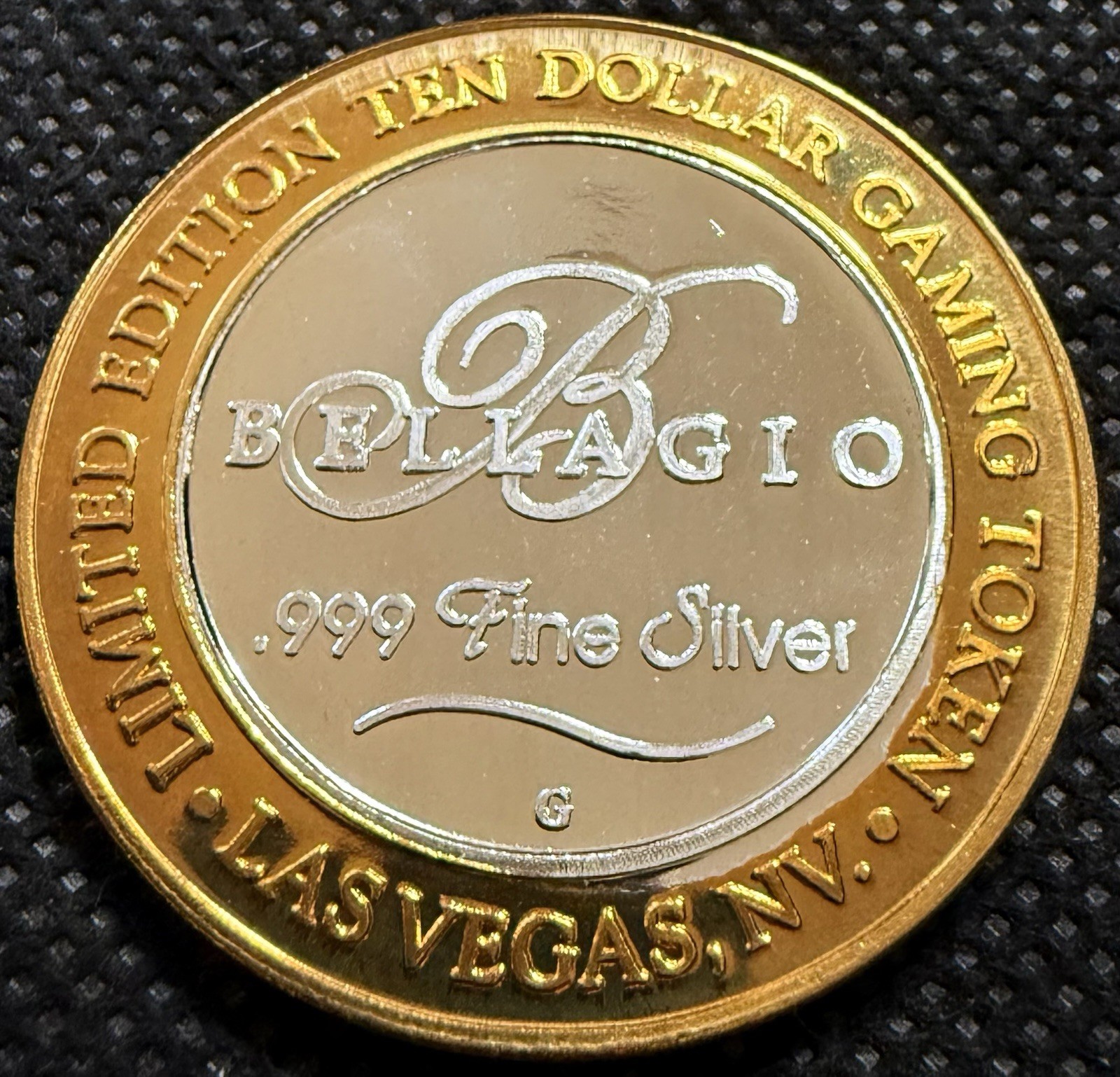 ⭐️BELLAGIO HOTEL & CASINO RARE Limited Edition 999% .6 Oz Pure Silver Strike⭐️