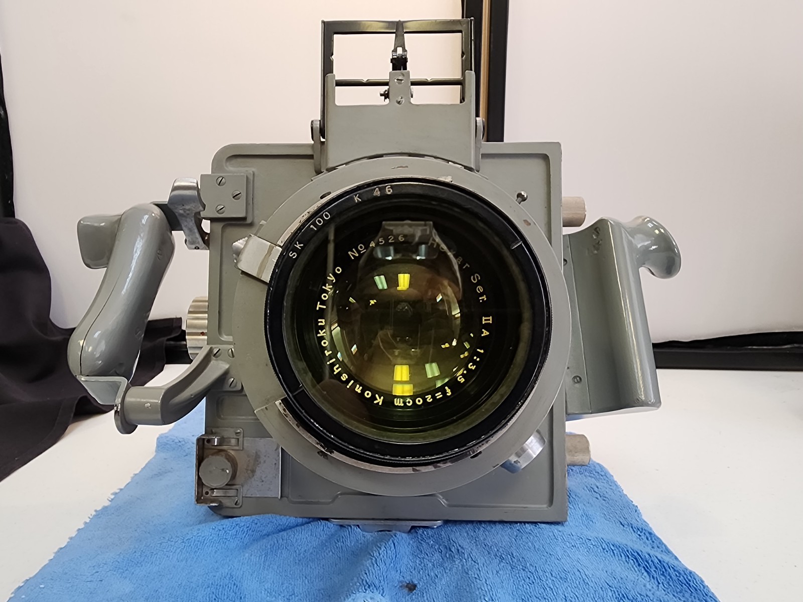 WWII Japanese SK-100 Aerial Camera War Trophy BG James J. Carnes Tele-Hexar 40cm